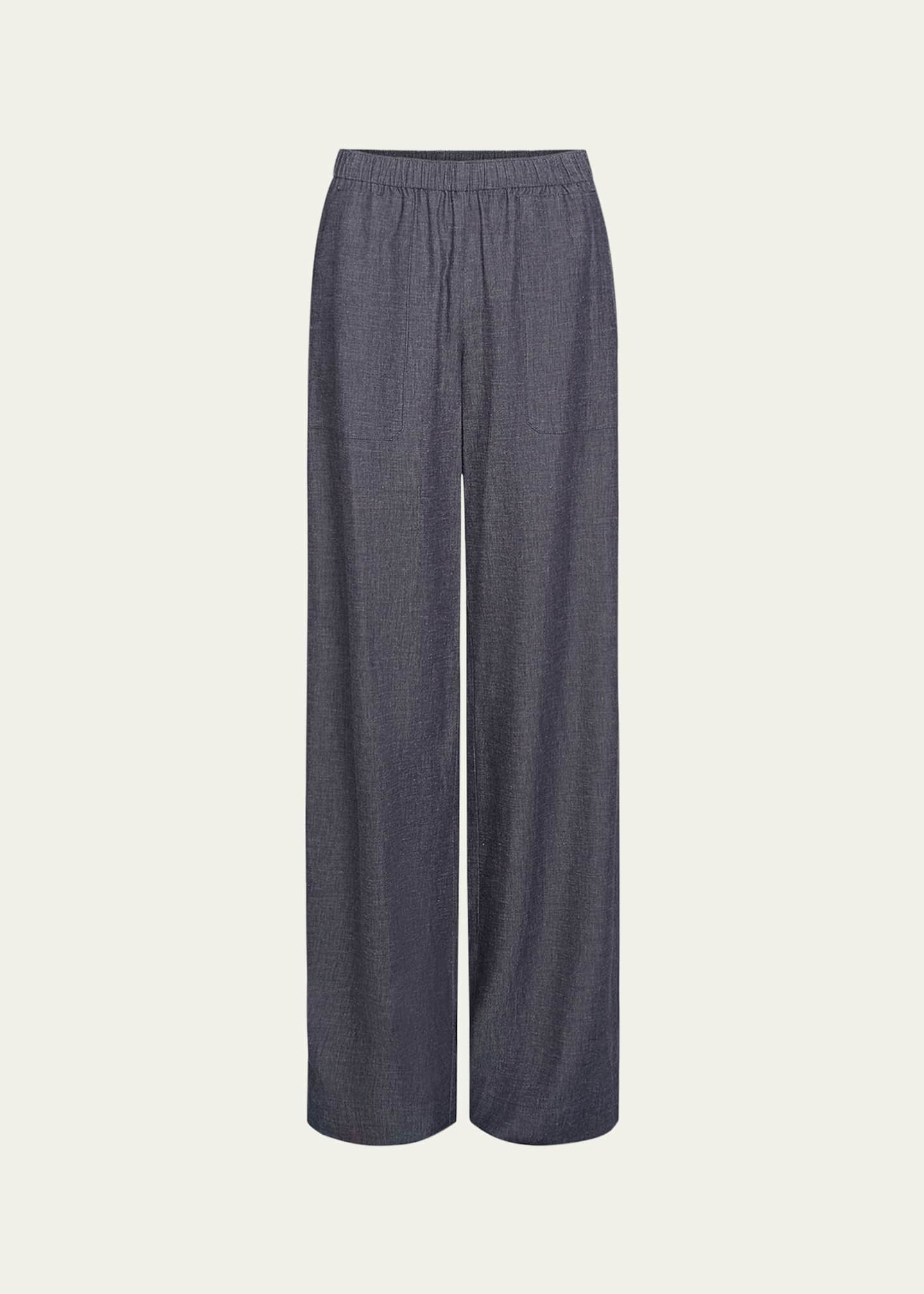 Vince Mid-Rise Casual Pull-On Pants Image 1 of 3