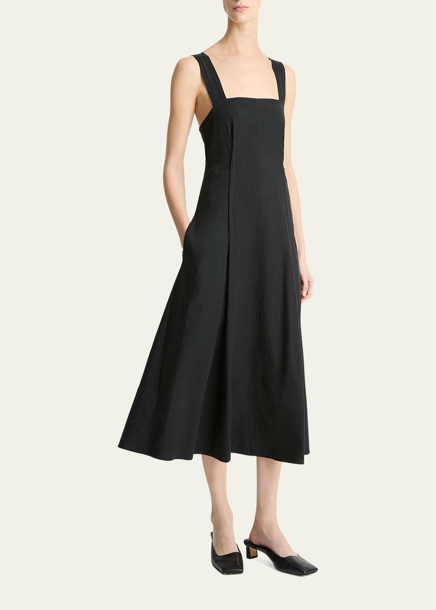 AMERI　LINEN LIKE CAMI DRESS AMERI LINEN LIKE CAMI DRESS - メルカリ
