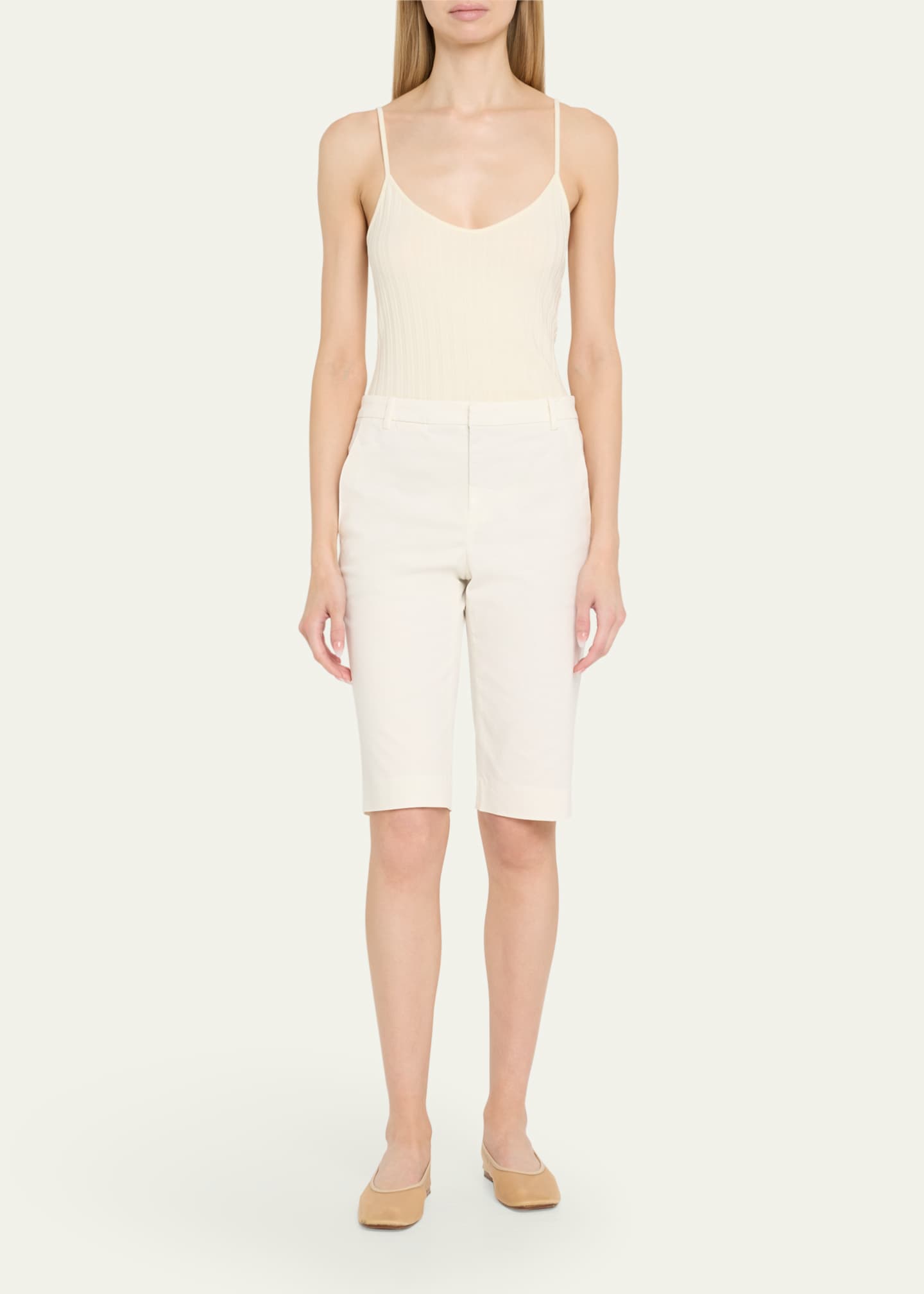 Vince Ribbed V-Neck Cami Image 2 of 5