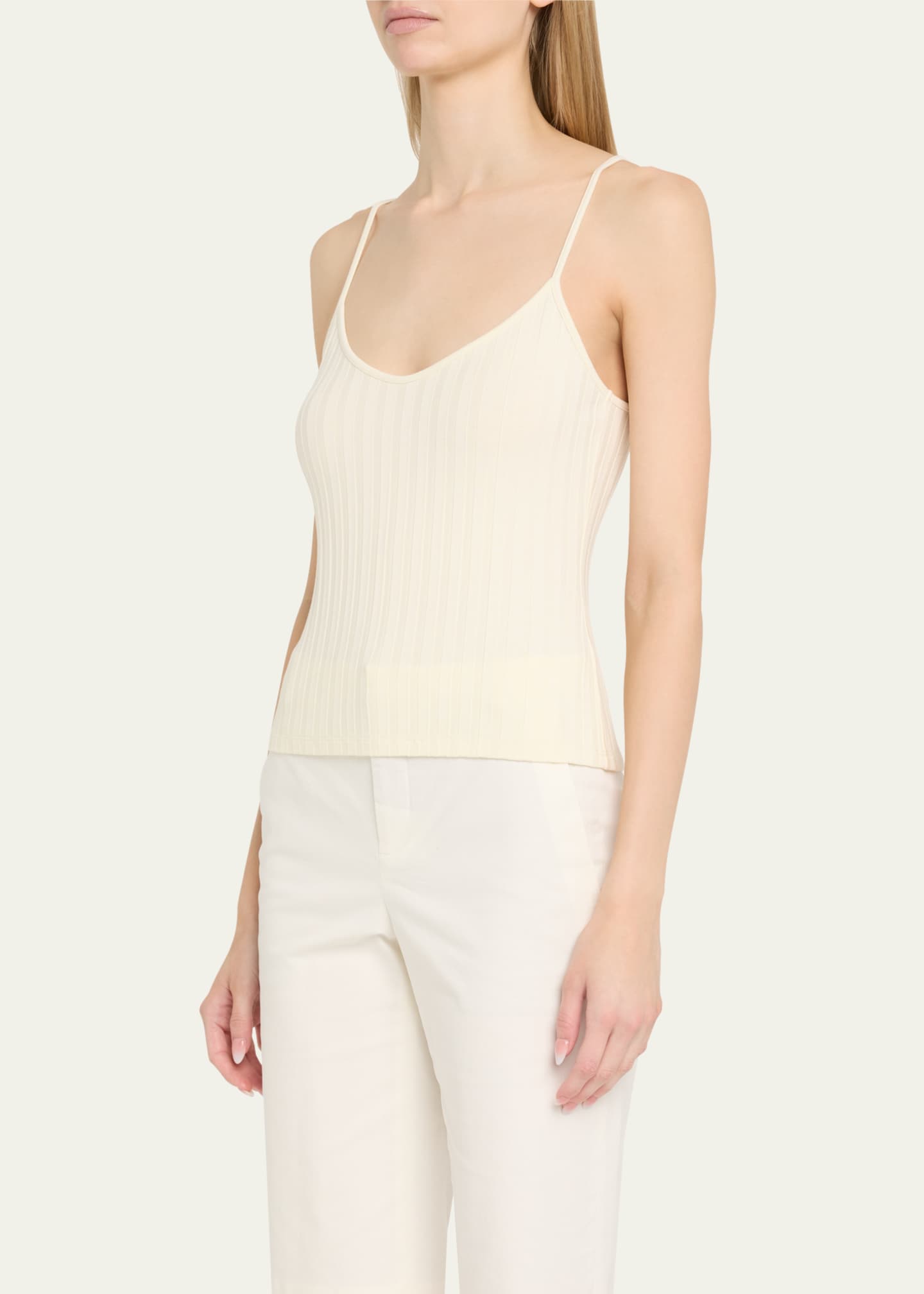 Vince Ribbed V-Neck Cami Image 4 of 5
