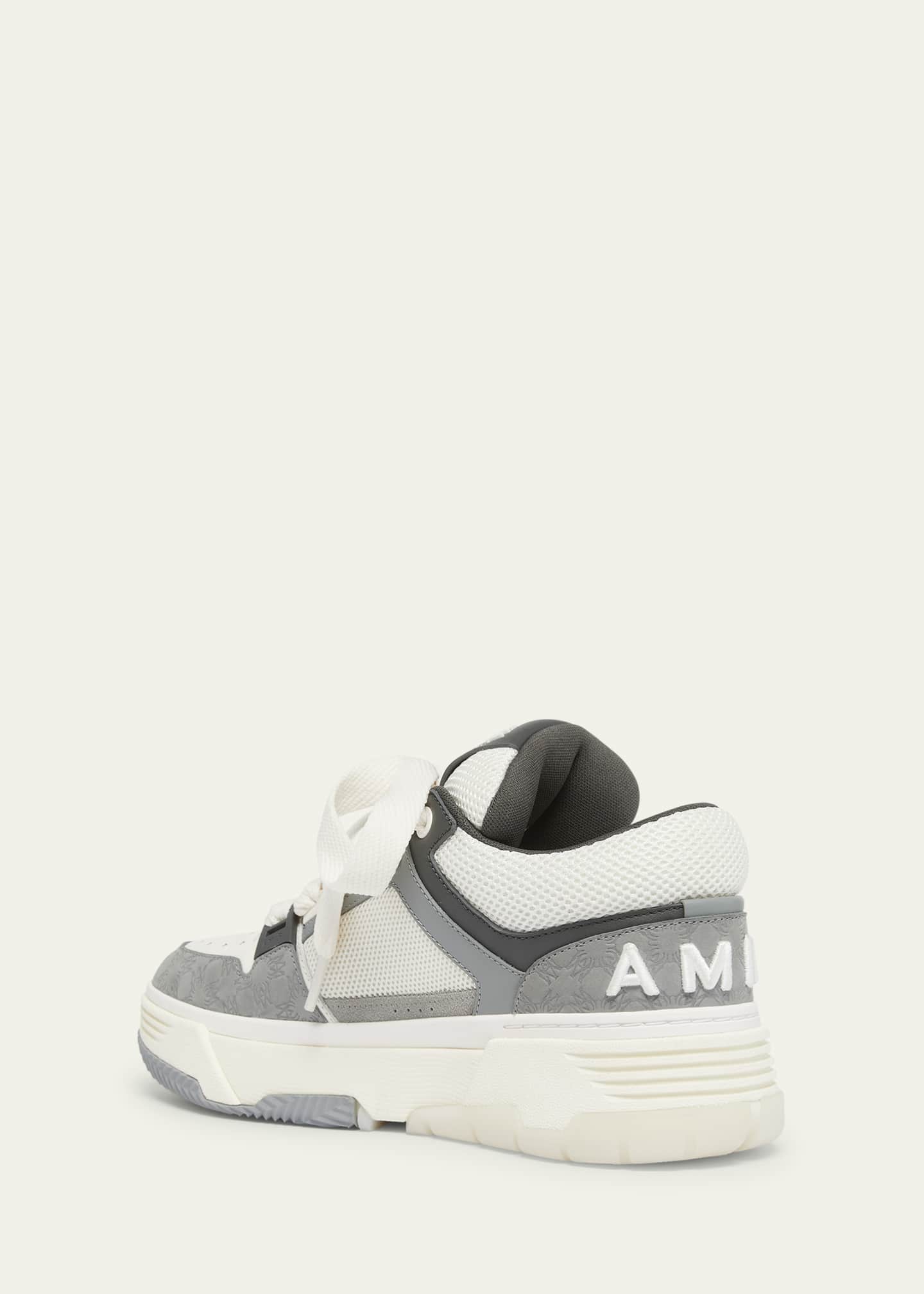 Amiri Men's MA-1 Leather & Mesh Low-Top Sneakers Image 4 of 5