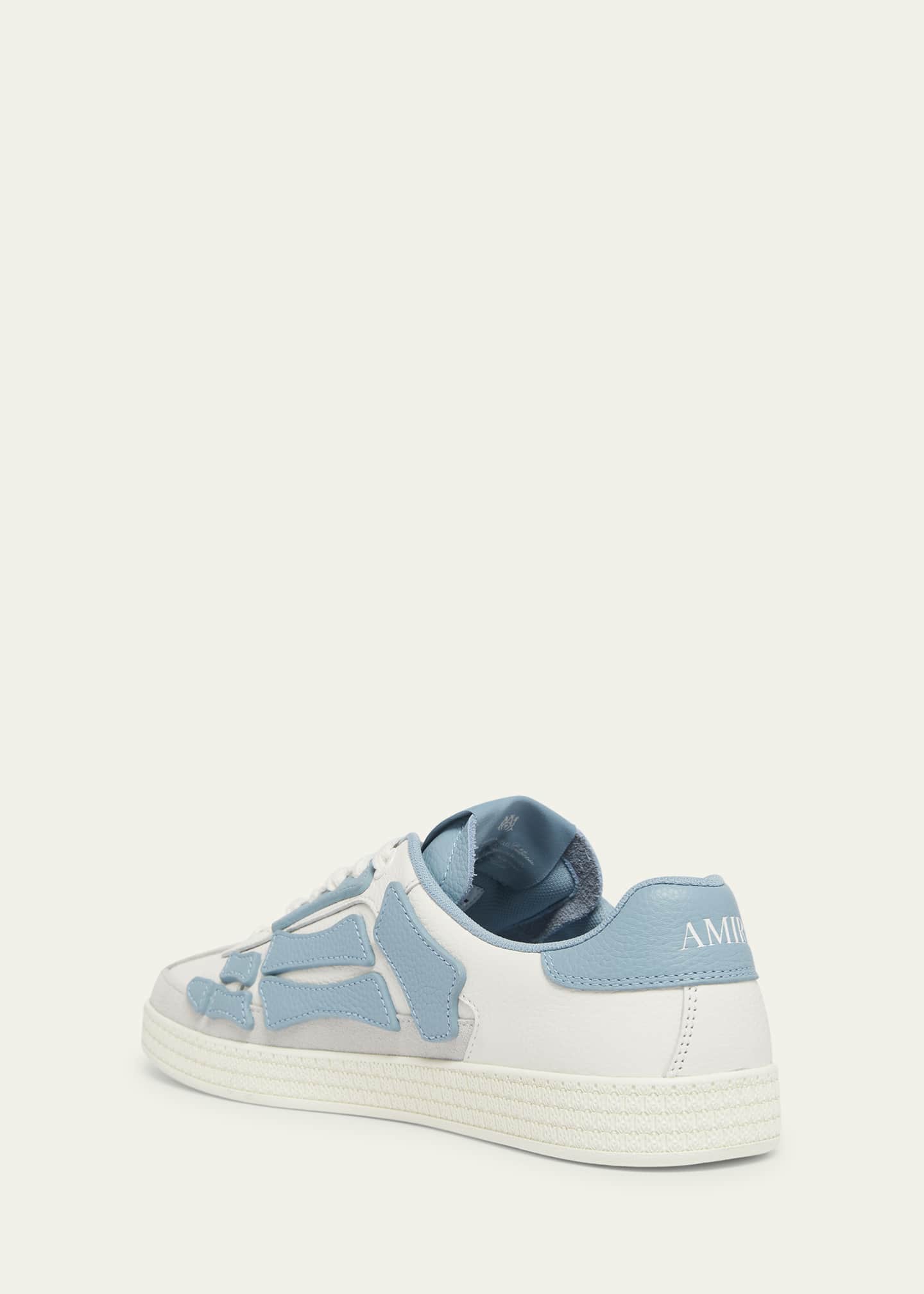 Amiri Men's Skel Collegiate-Inspired Suede Sneakers Image 4 of 6
