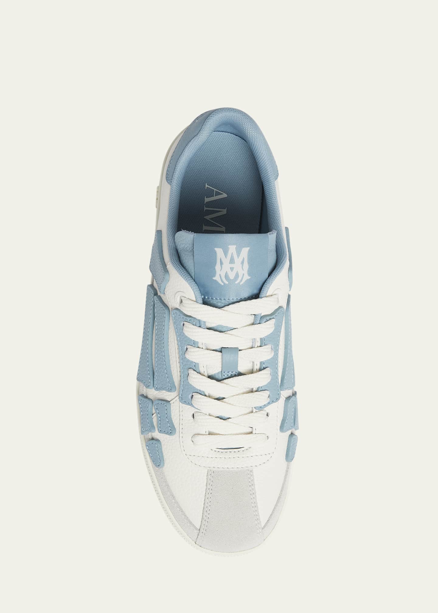 Amiri Men's Skel Collegiate-Inspired Suede Sneakers Image 6 of 6