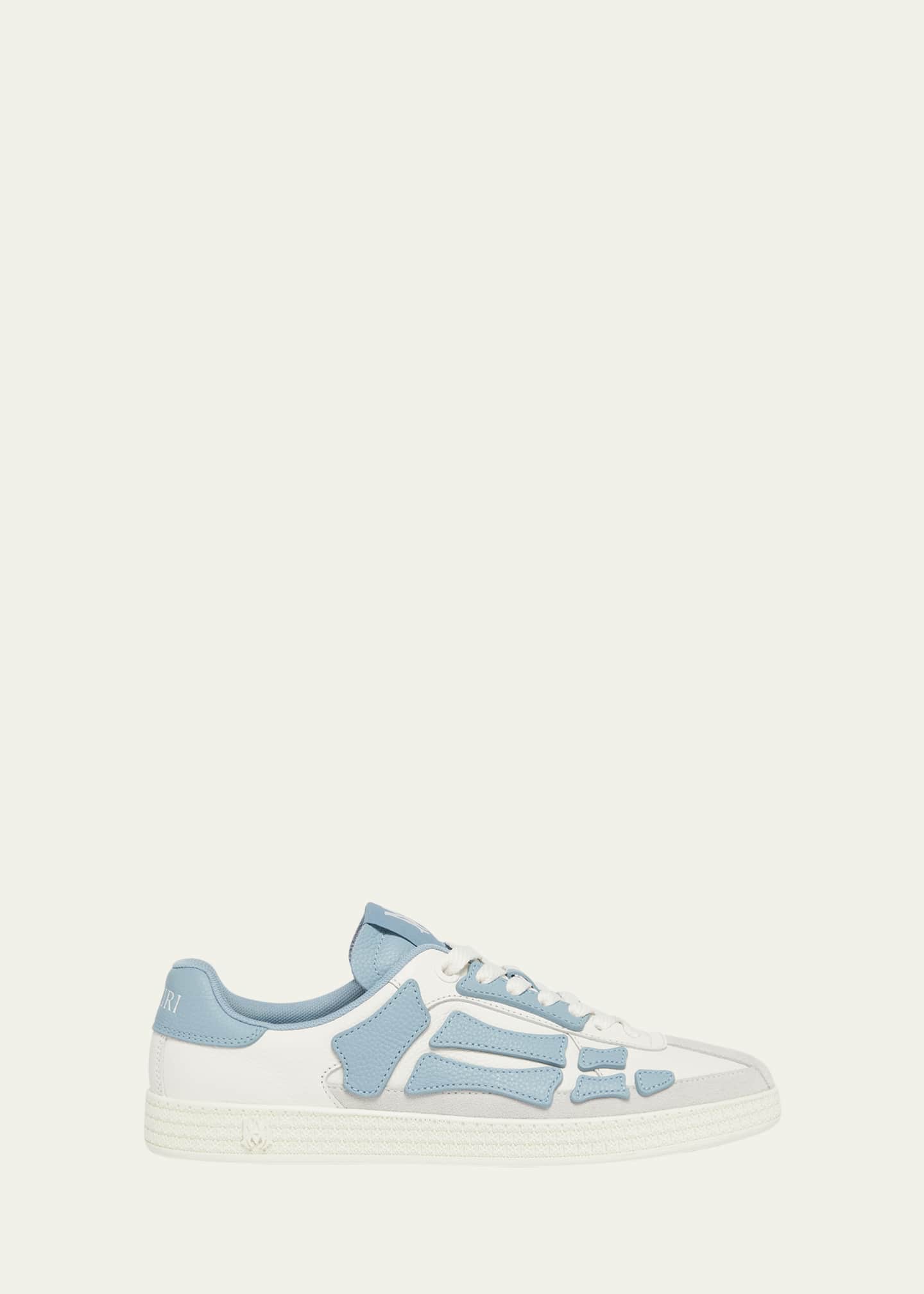 Amiri Men's Skel Collegiate-Inspired Suede Sneakers Image 1 of 6