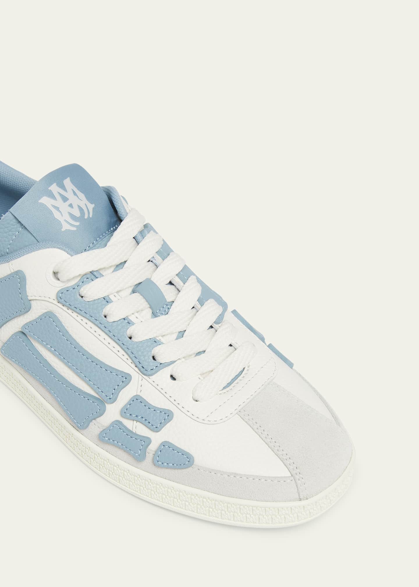 Amiri Men's Skel Collegiate-Inspired Suede Sneakers Image 5 of 6