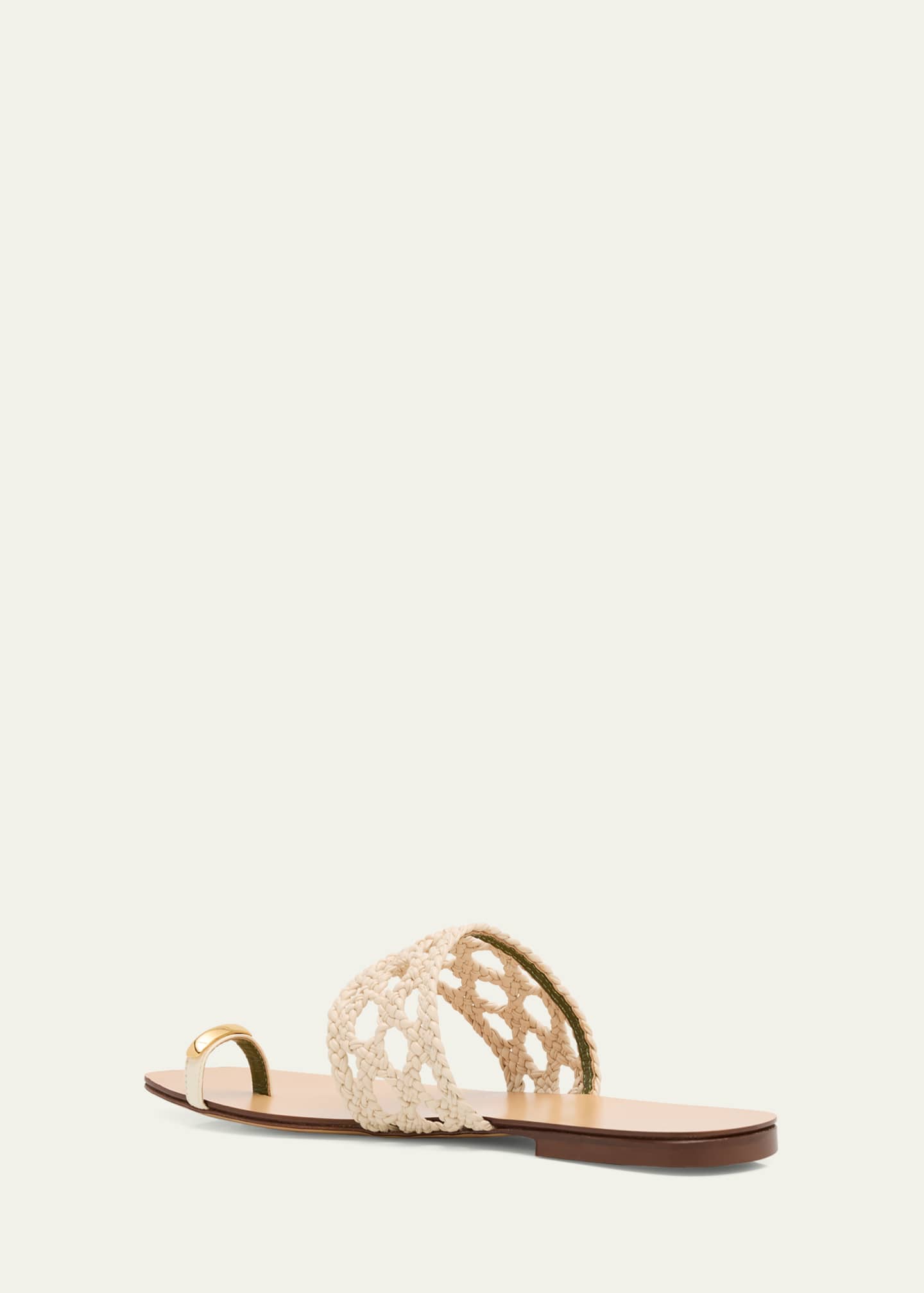 Maria Luca Mennia Capri Woven Slide Sandals Image 2 of 4