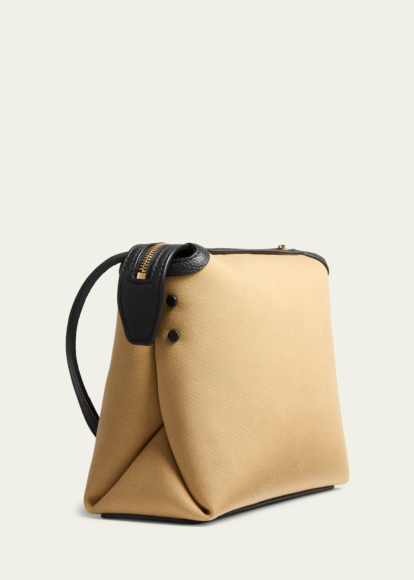 Khaite Lina Medium Canvas Crossbody Bag Image 3 of 6