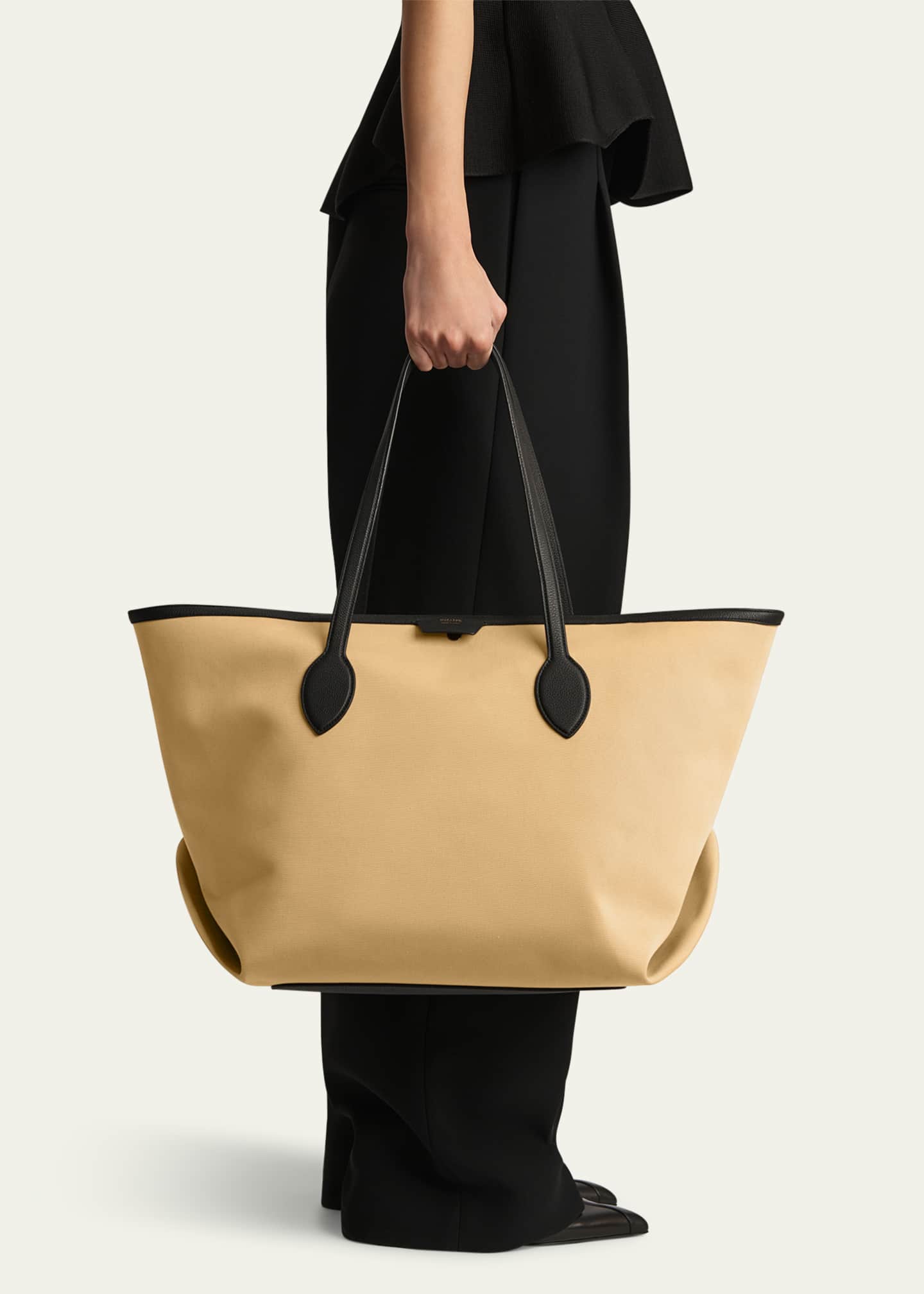 Khaite Amalia Medium Canvas Tote Bag Image 2 of 4