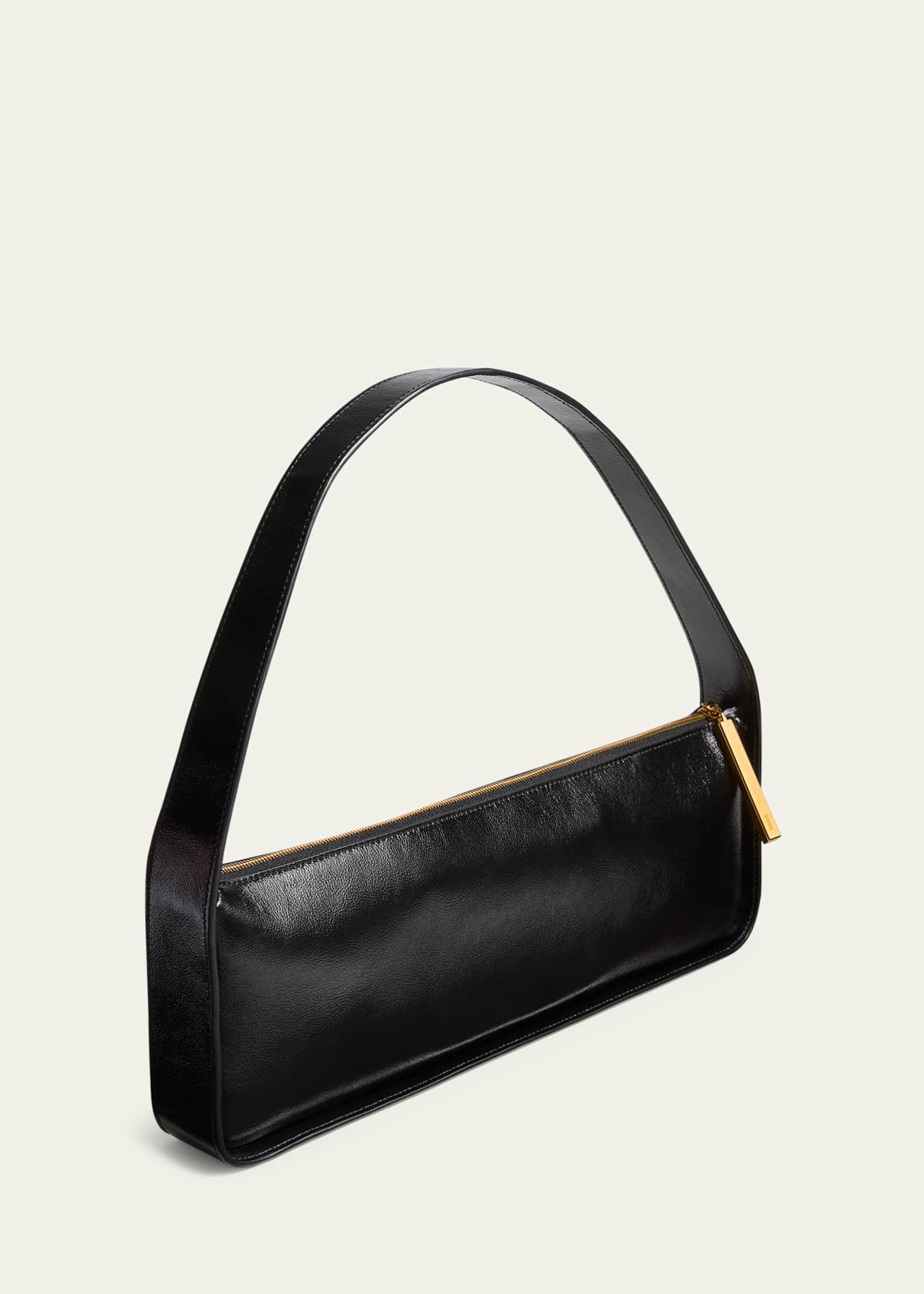 Khaite Lori Crackle Patent Leather Shoulder Bag Image 3 of 4