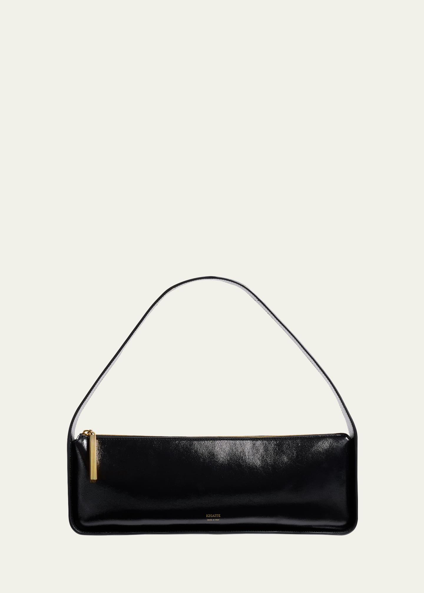 Khaite Lori Crackle Patent Leather Shoulder Bag Image 1 of 4