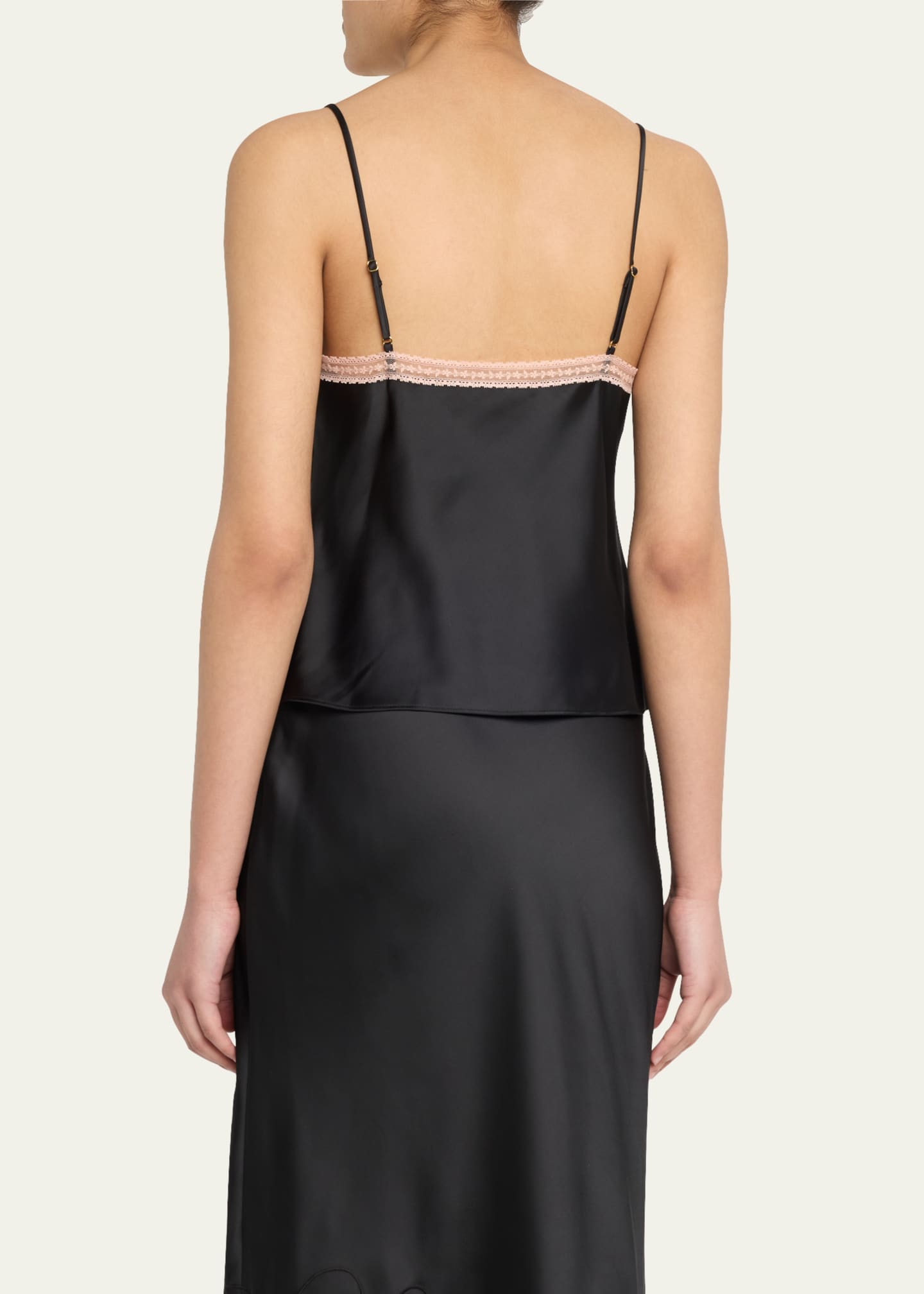 LoveShackFancy Claudina Lace-Trim Tank Top Image 3 of 5