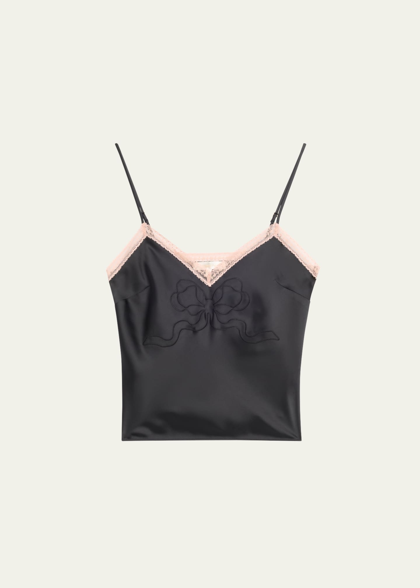 LoveShackFancy Claudina Lace-Trim Tank Top Image 1 of 5