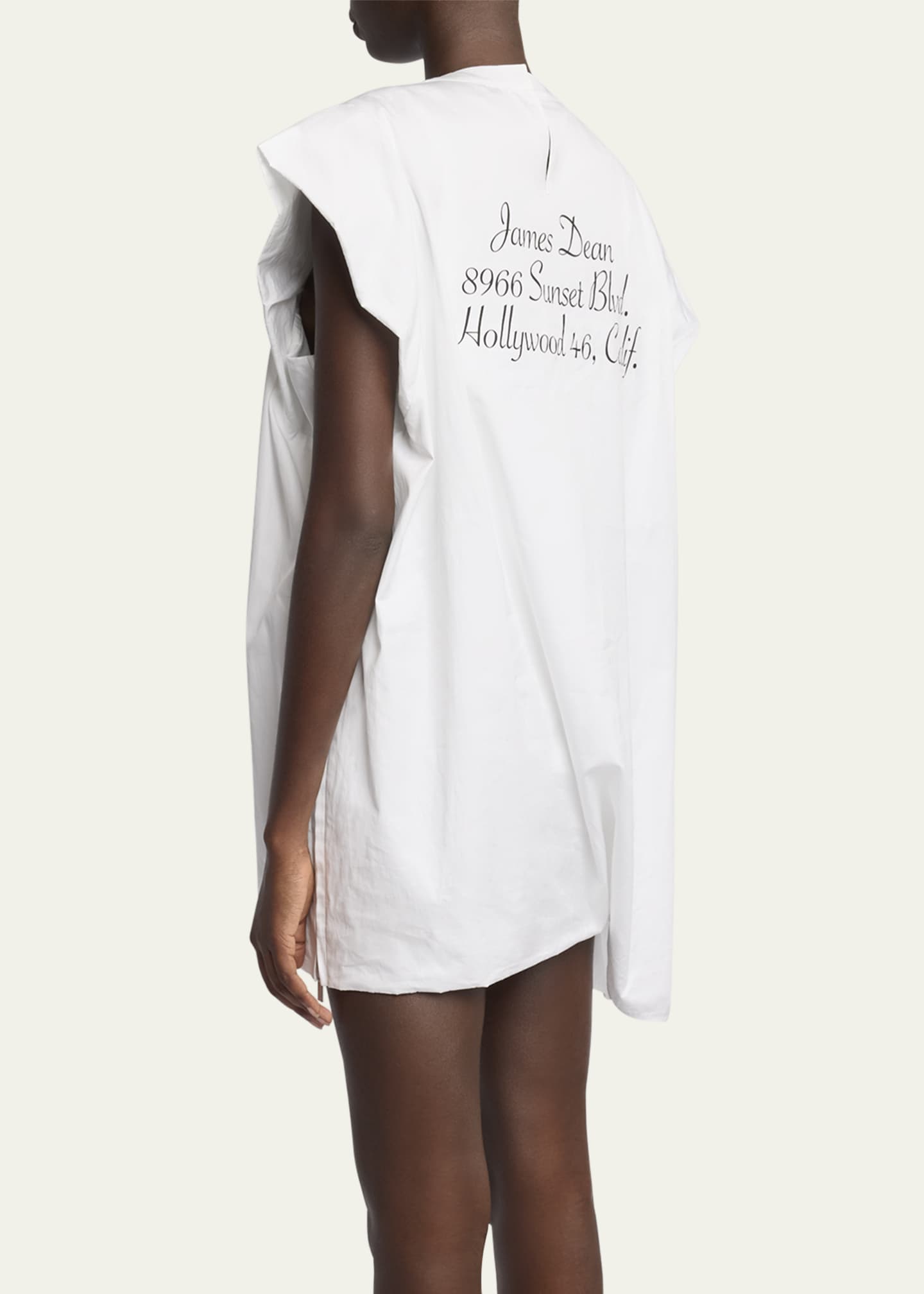 SACAI James Dean Printed Asymmetric T-Shirt - Bergdorf Goodman