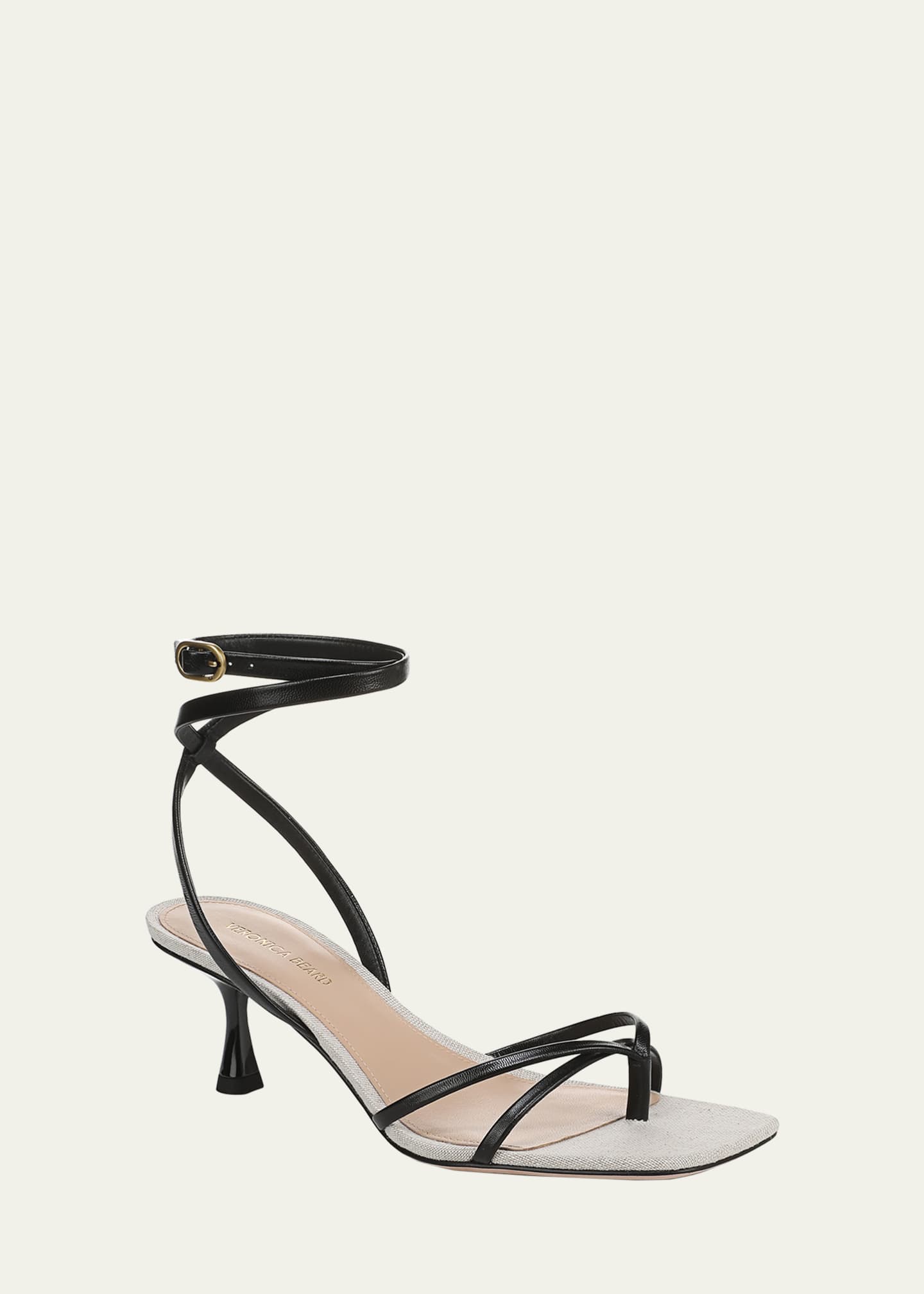 Veronica Beard Caterina Leather Sandals Image 2 of 4