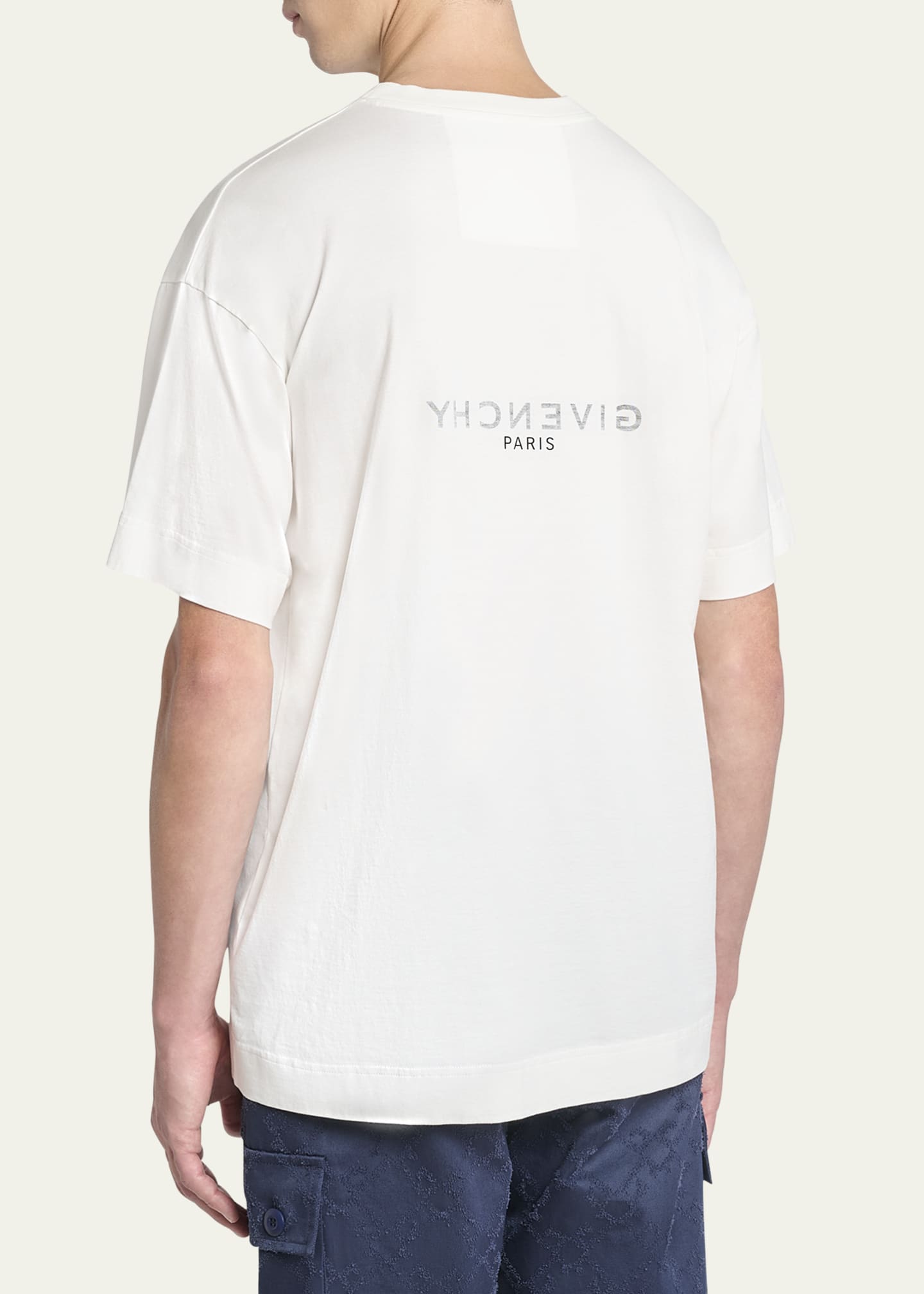 Givenchy Men's Regular-Fit Reverse T-Shirt Image 3 of 5