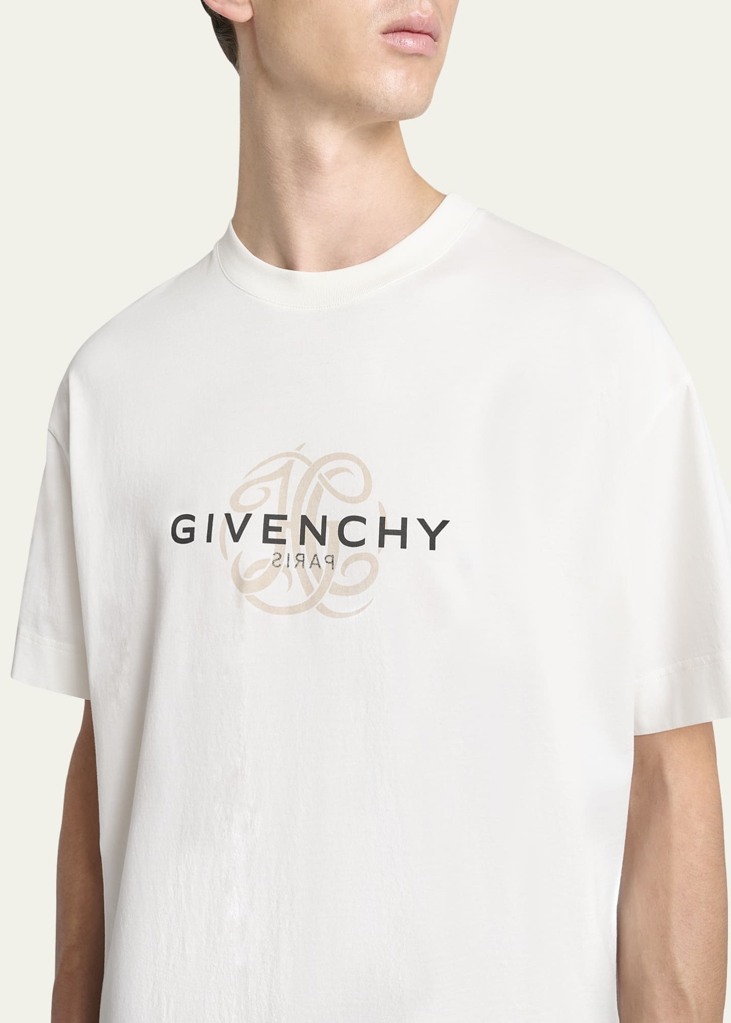 Givenchy Men's Regular-Fit Reverse T-Shirt Image 5 of 5