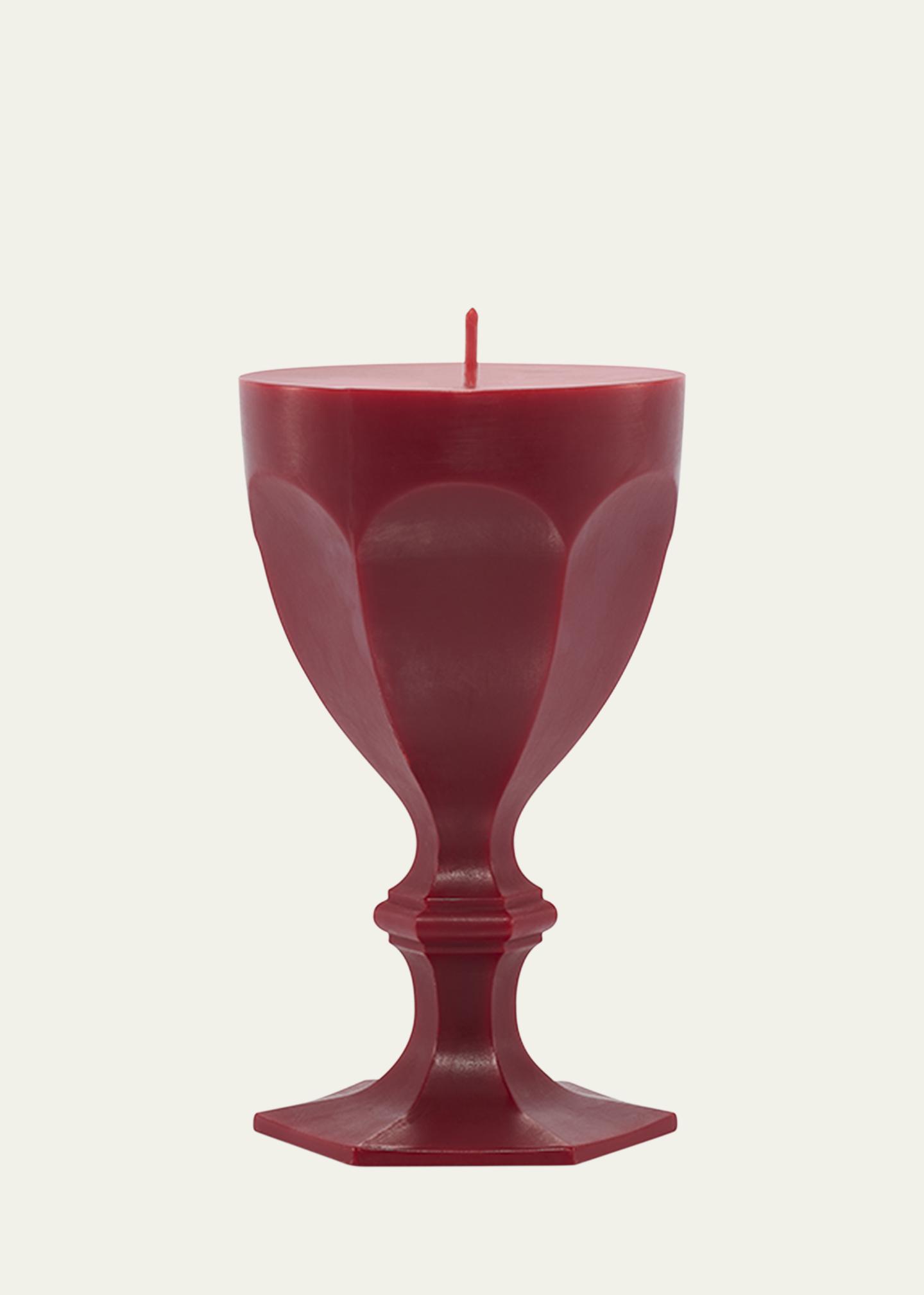 Baccarat Harcourt Goblet Candle, Red - Bergdorf Goodman