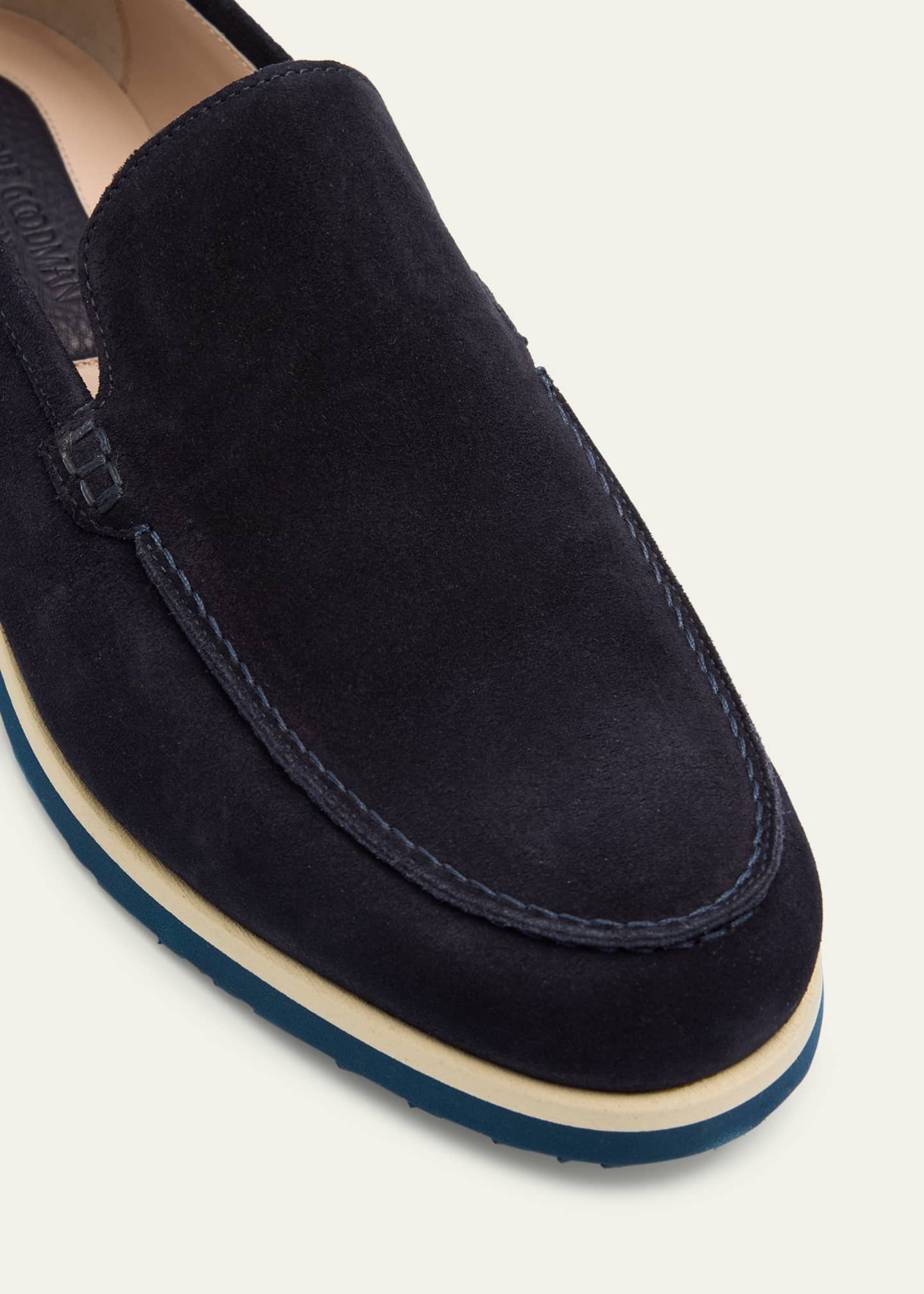 Bergdorf Goodman Men's Suede EVA-Sole Venetian Loafers Image 5 of 6