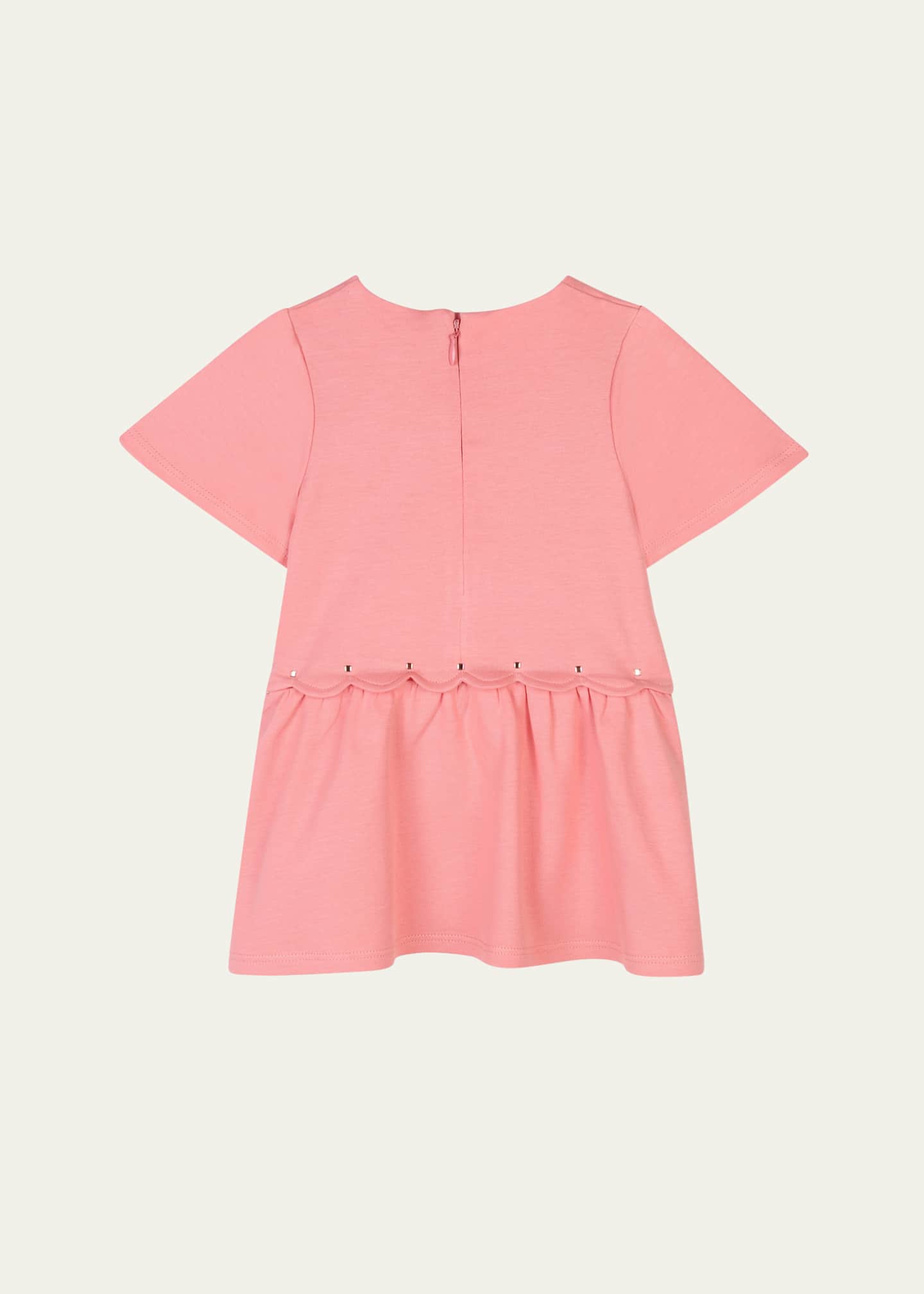 Chloe Girl's Embellished Short-Sleeve Dress, Size 12M-3 Image 2 of 2