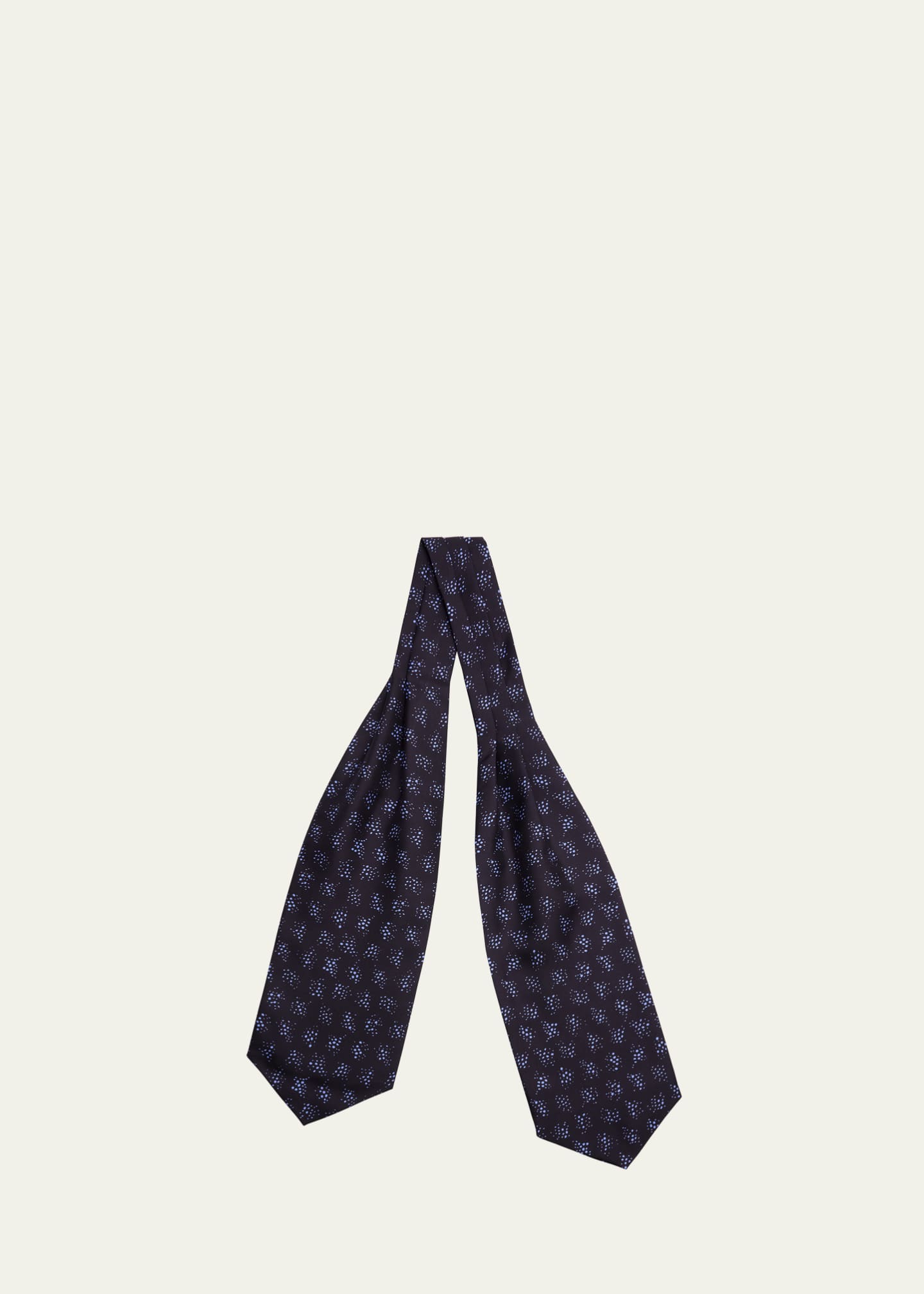 Charvet Men's Printed Silk Neck Scarf
