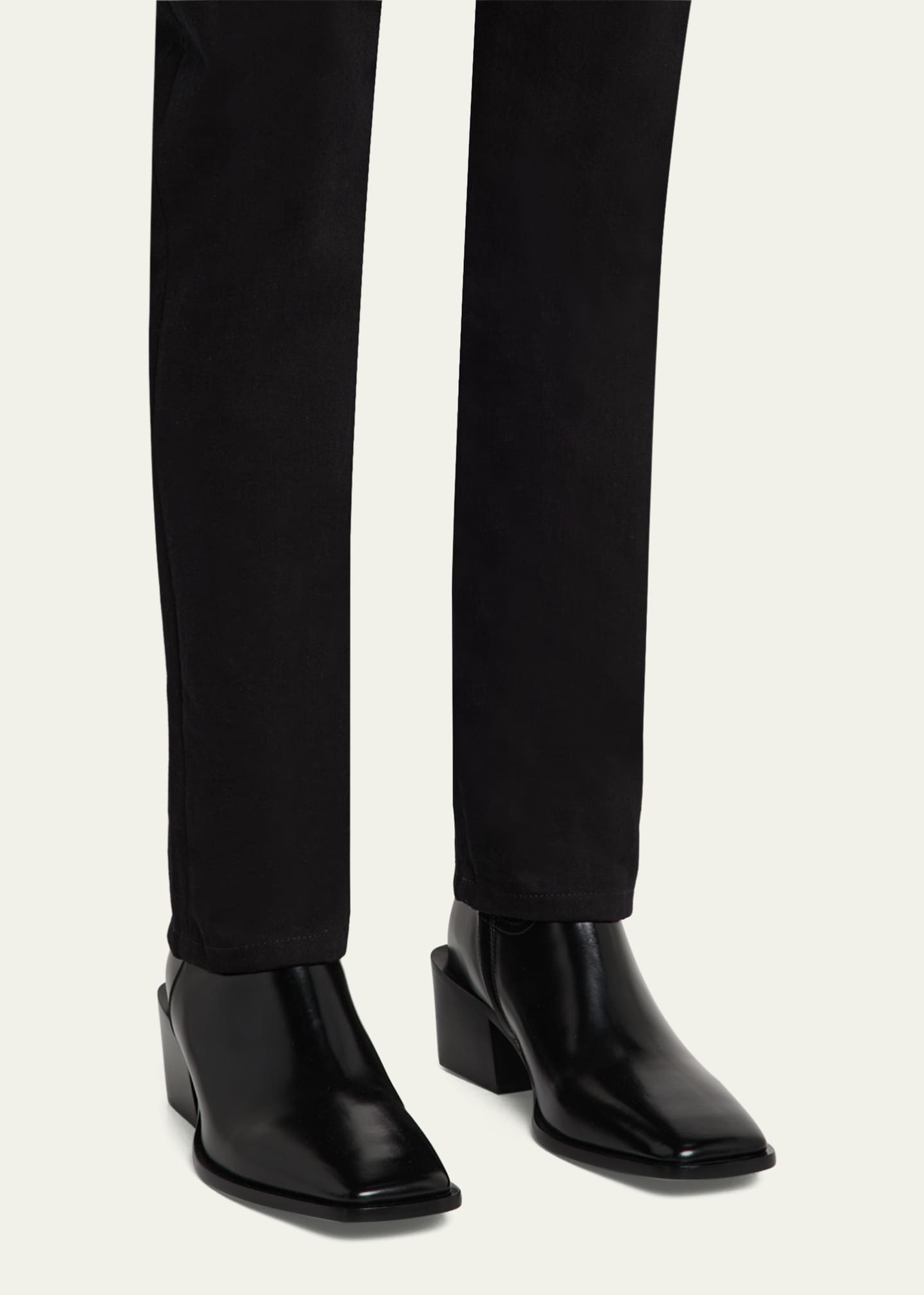 Versace Men's Angelo Leather Zip Ankle Boots Image 2 of 6