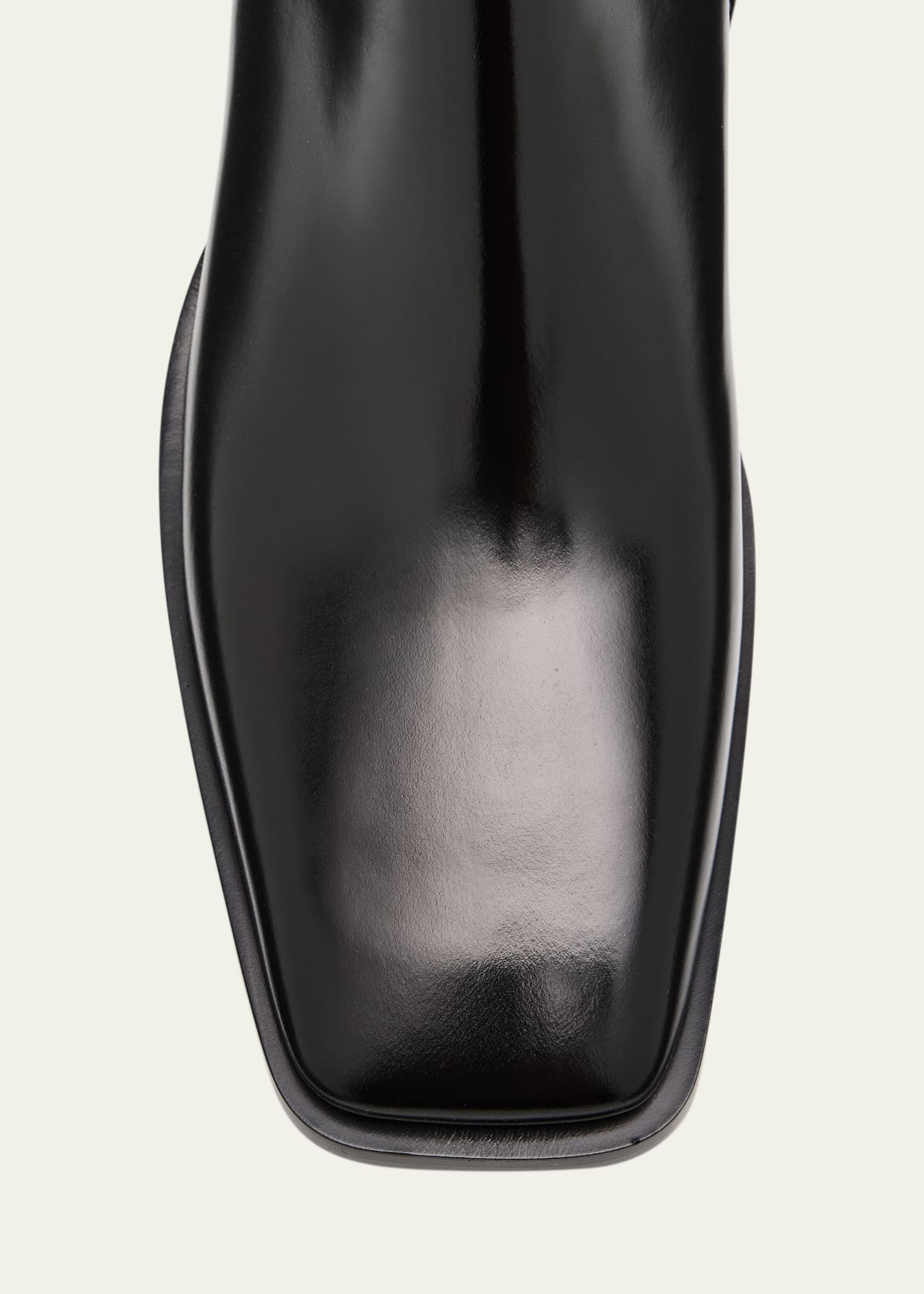 Versace Men's Angelo Leather Zip Ankle Boots Image 5 of 6
