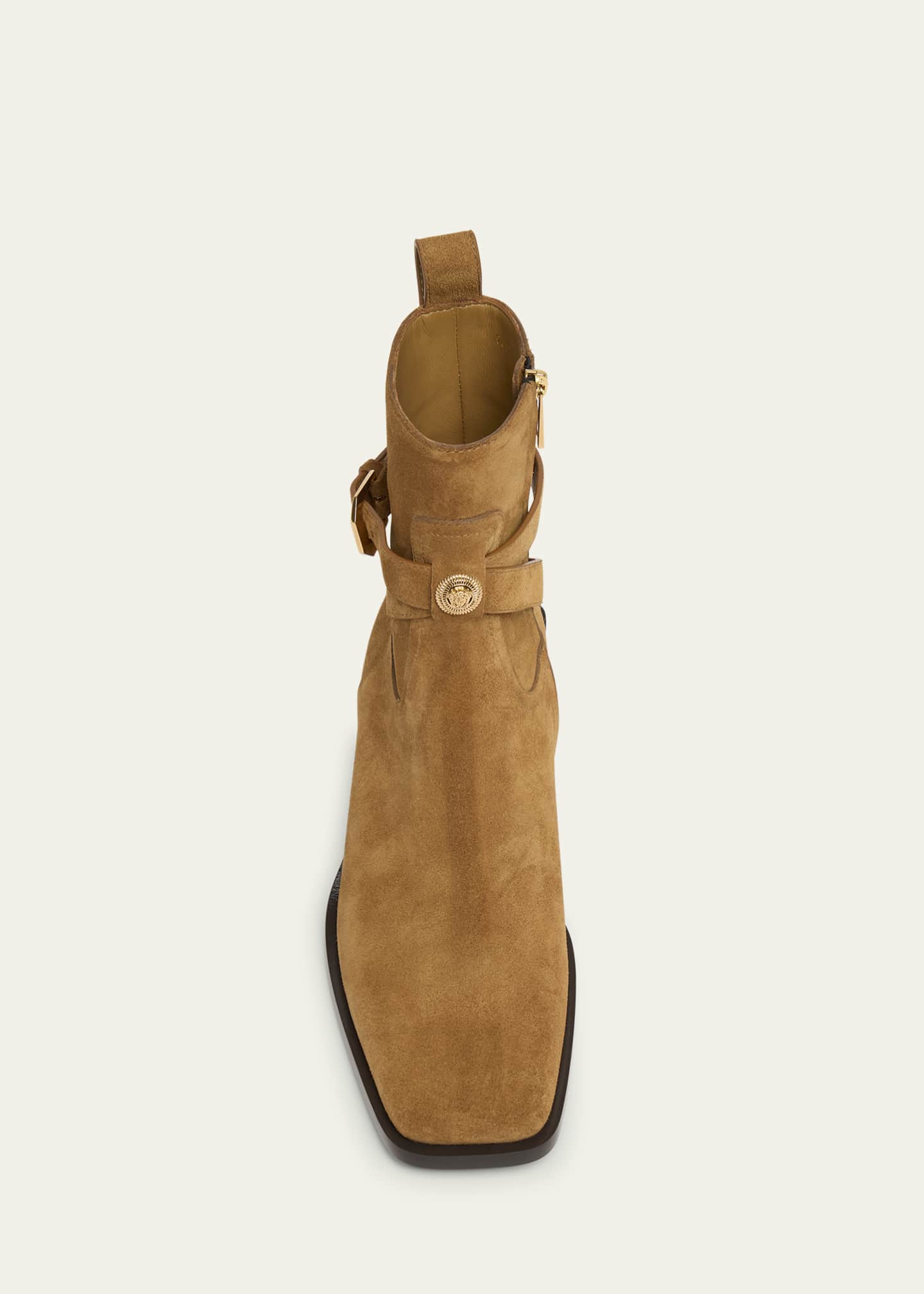 Versace Men's Medusa Suede Booties Image 4 of 4
