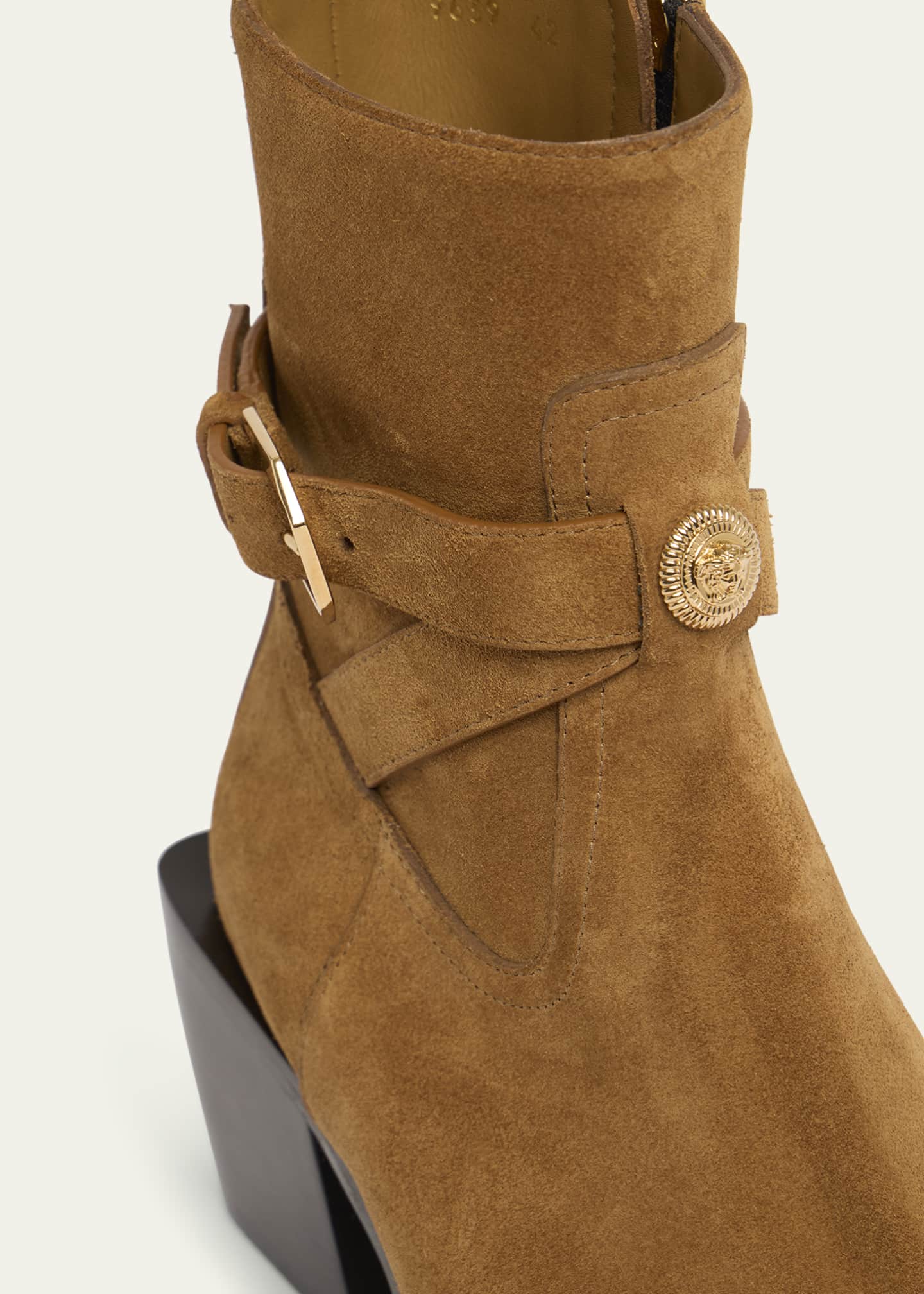Versace Men's Medusa Suede Booties Image 3 of 4