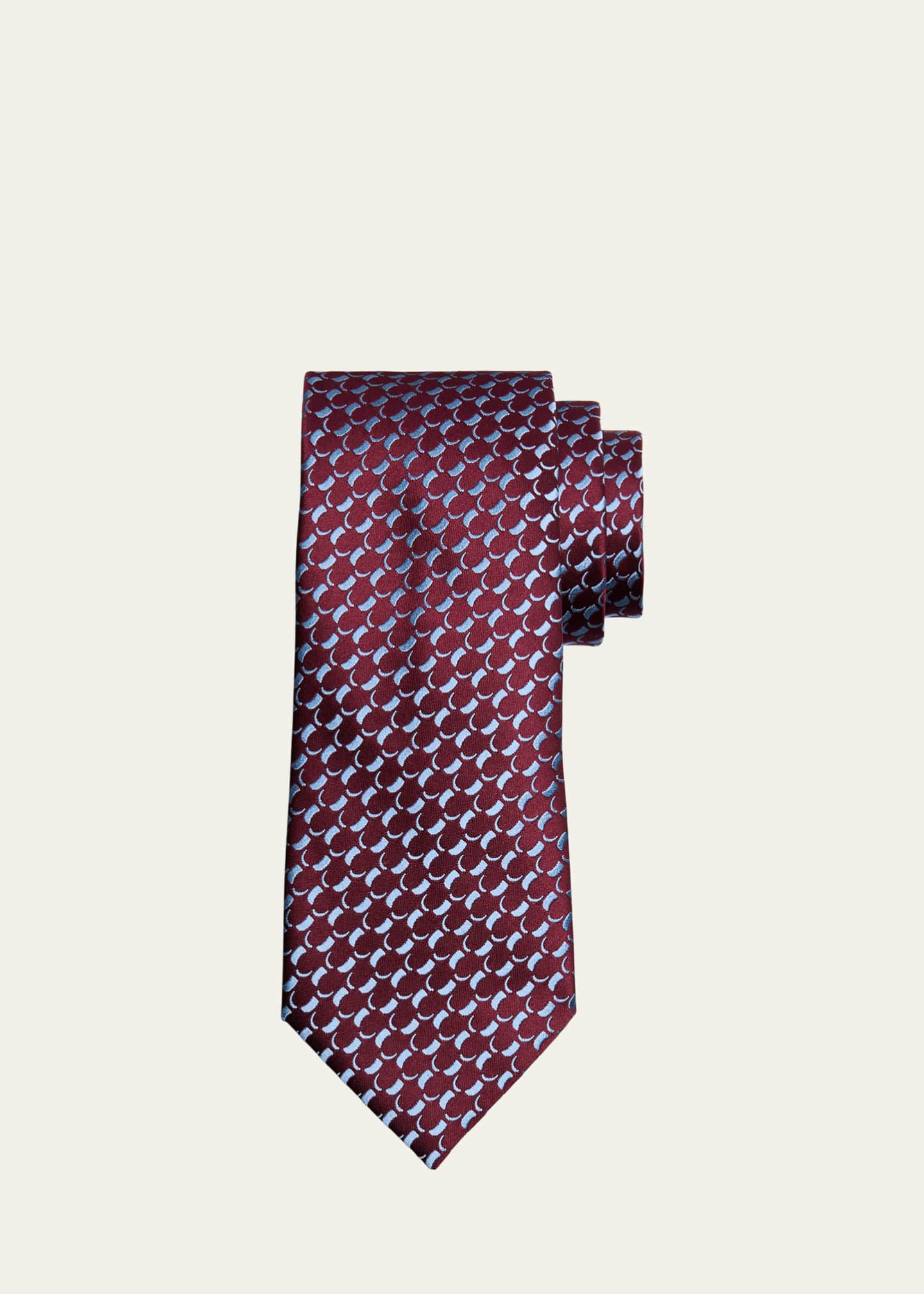 Charvet Men's U-Pattern Silk Tie