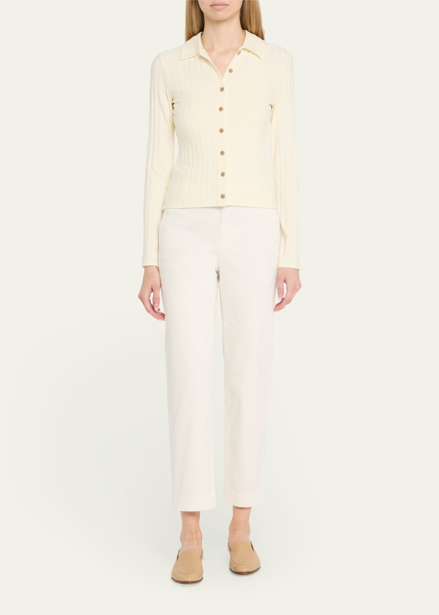 Vince Mid-Rise Chino Pants Image 2 of 5