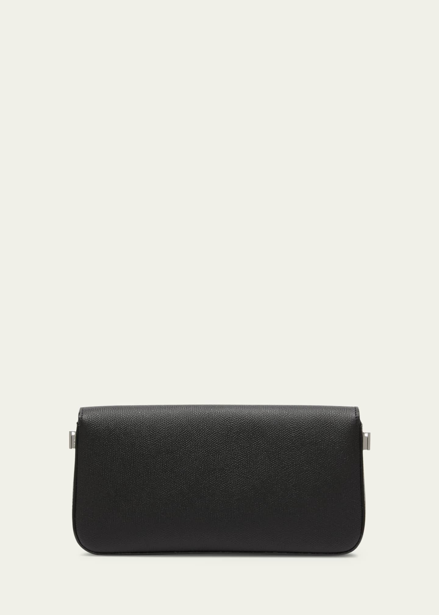 Valextra Iside Flap Leather Shoulder Bag Image 2 of 3