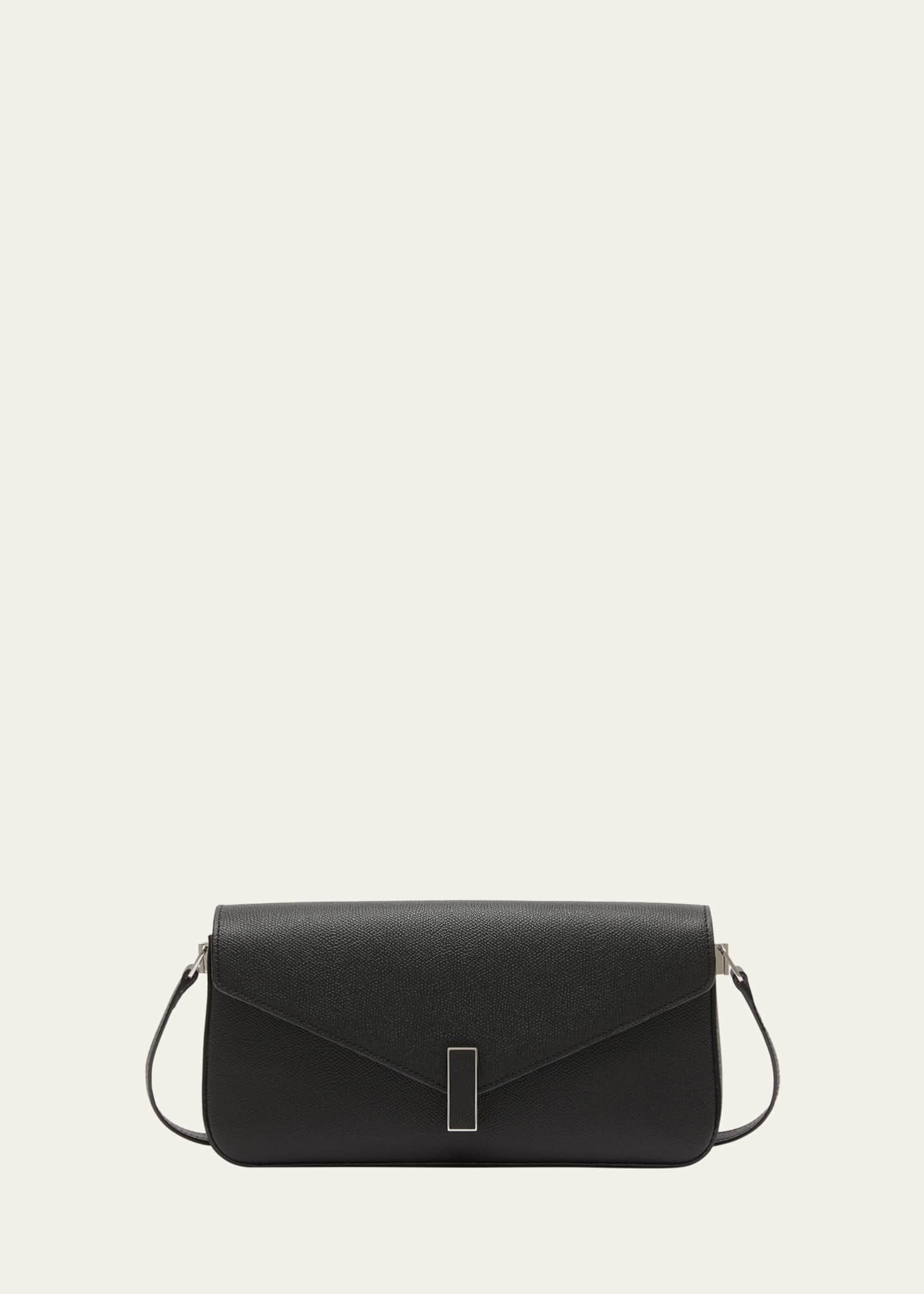 Valextra Iside Flap Leather Shoulder Bag Image 1 of 3