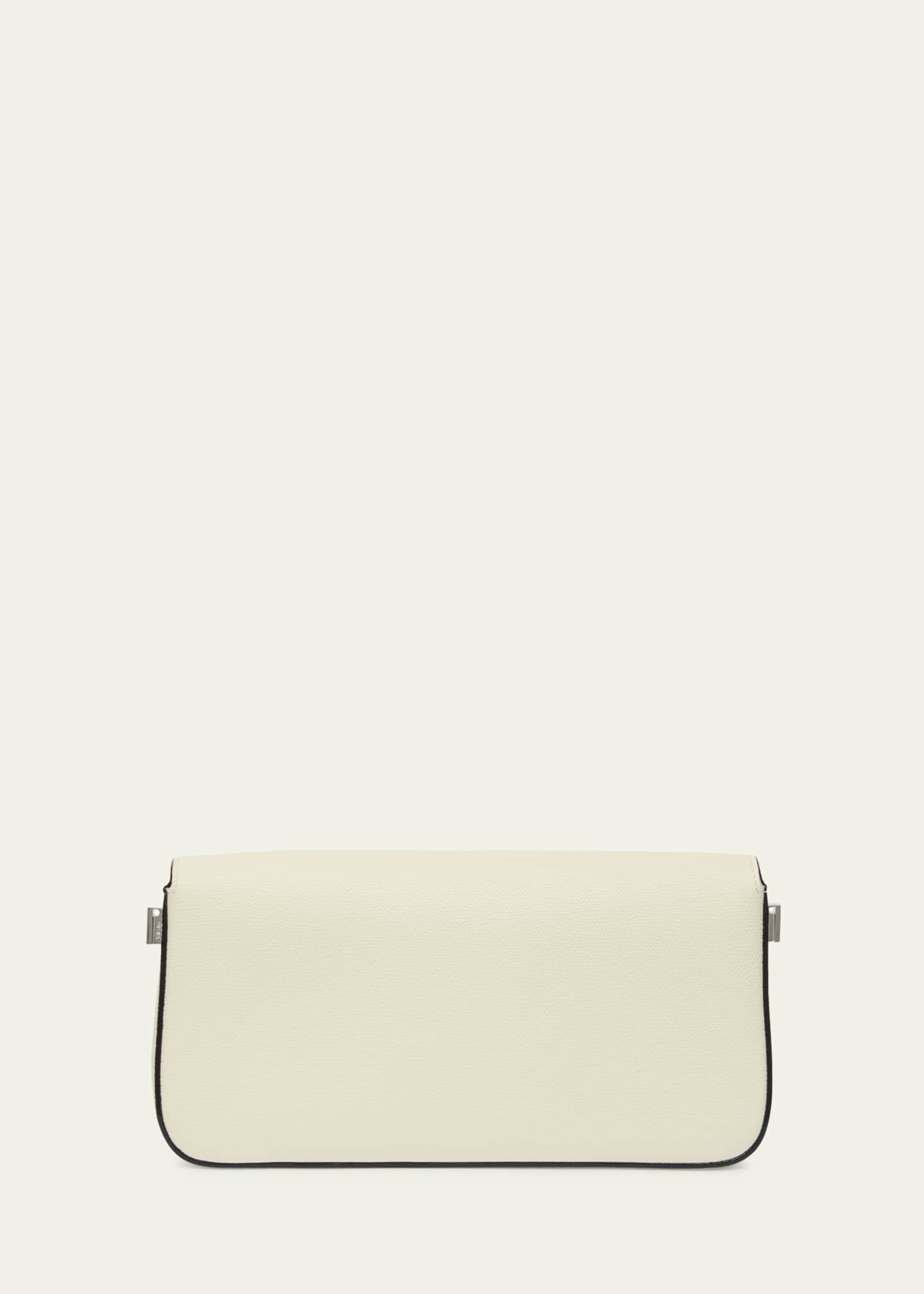 Valextra Iside Flap Leather Shoulder Bag Image 2 of 3
