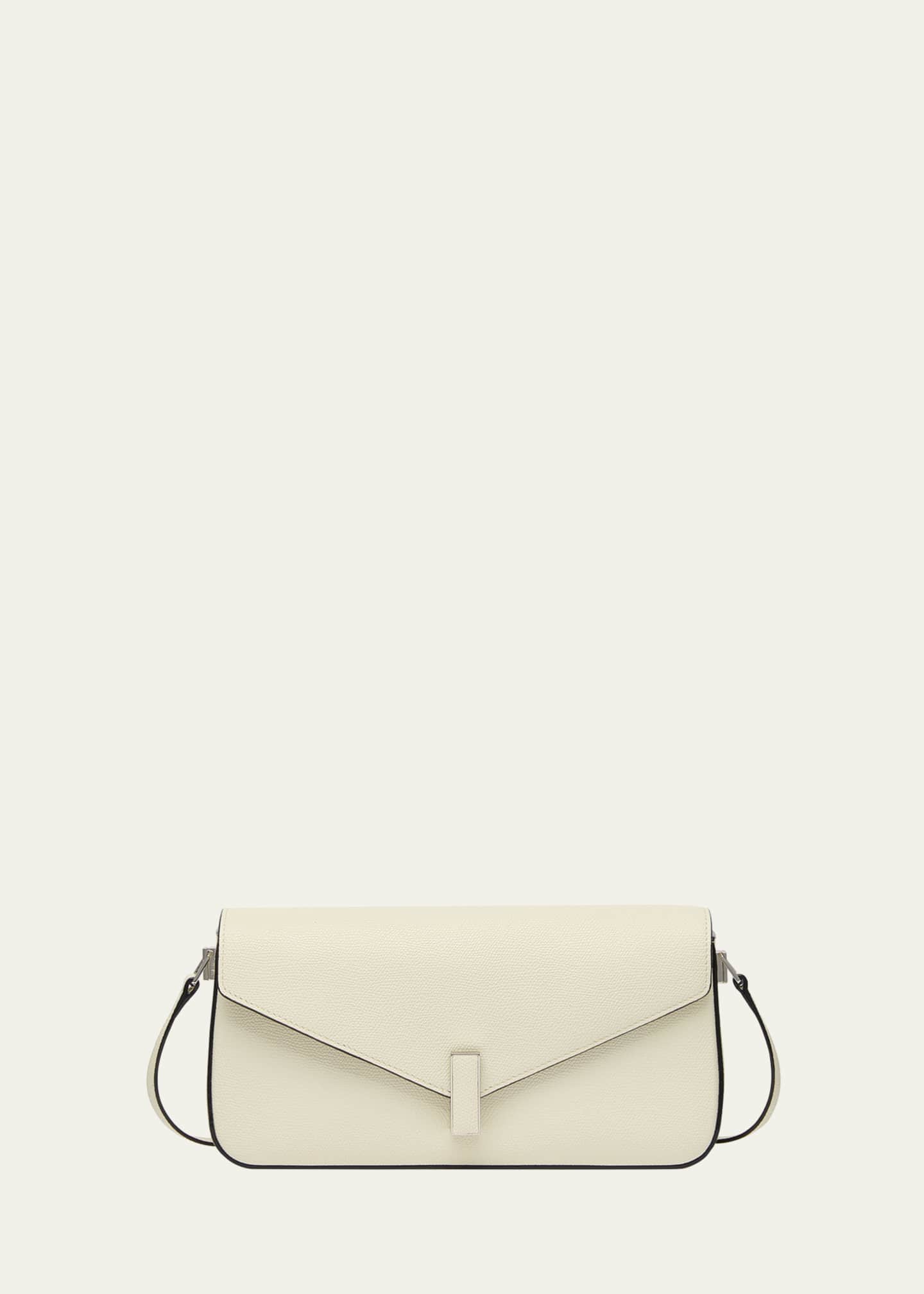 Valextra Iside Flap Leather Shoulder Bag Image 1 of 3