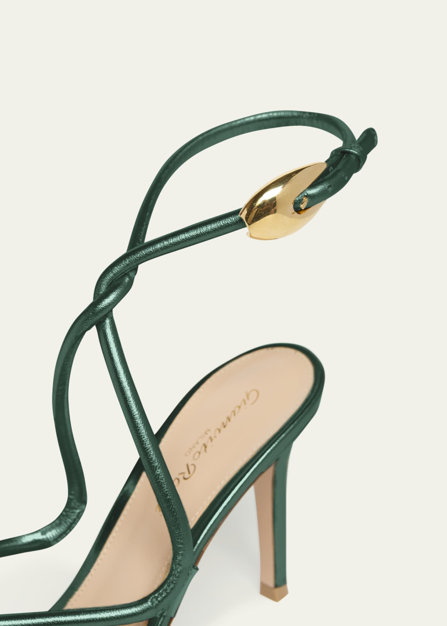 Mamba Napa Leather Serpent Sandals - Thumbnail 3
