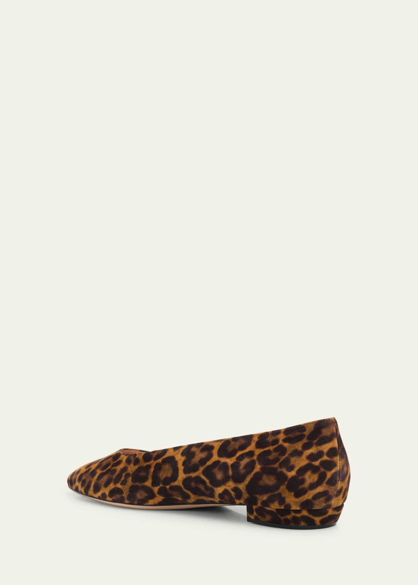 Gianvito Rossi Suede Ballerina Flats Image 4 of 6