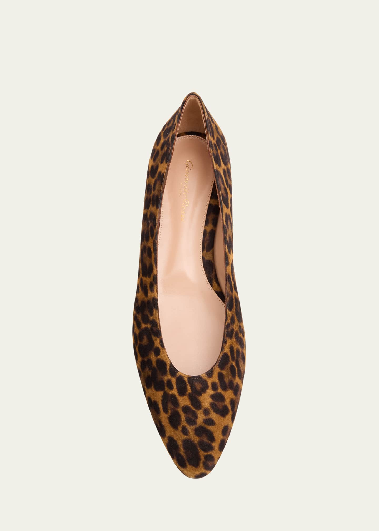 Gianvito Rossi Suede Ballerina Flats Image 6 of 6