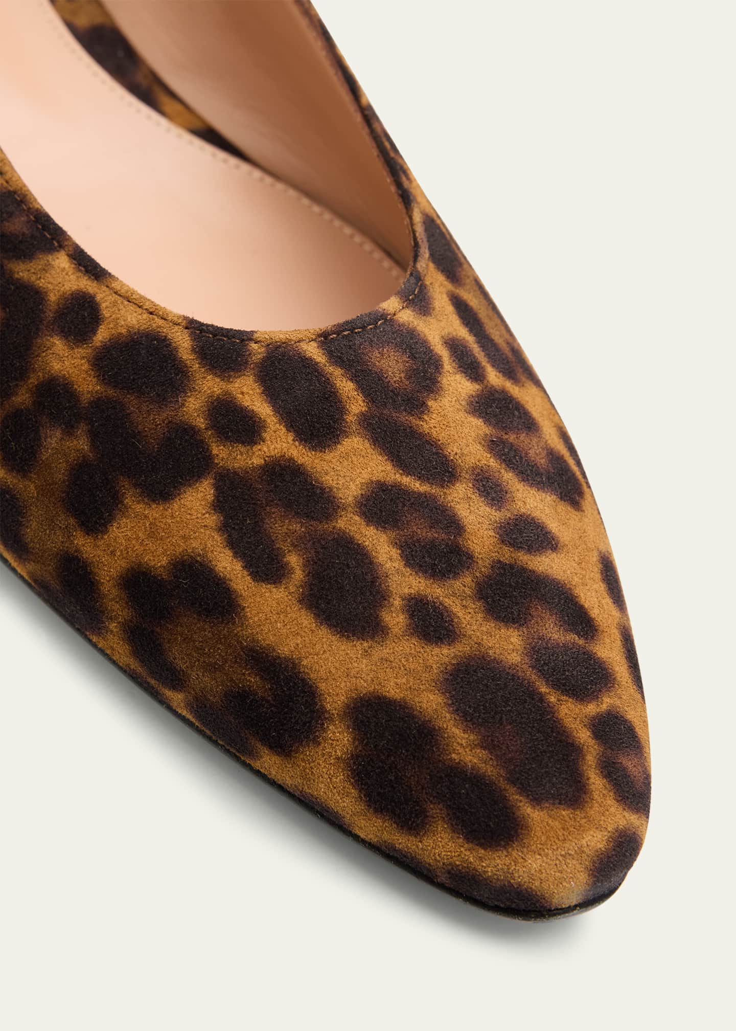 Gianvito Rossi Suede Ballerina Flats Image 5 of 6