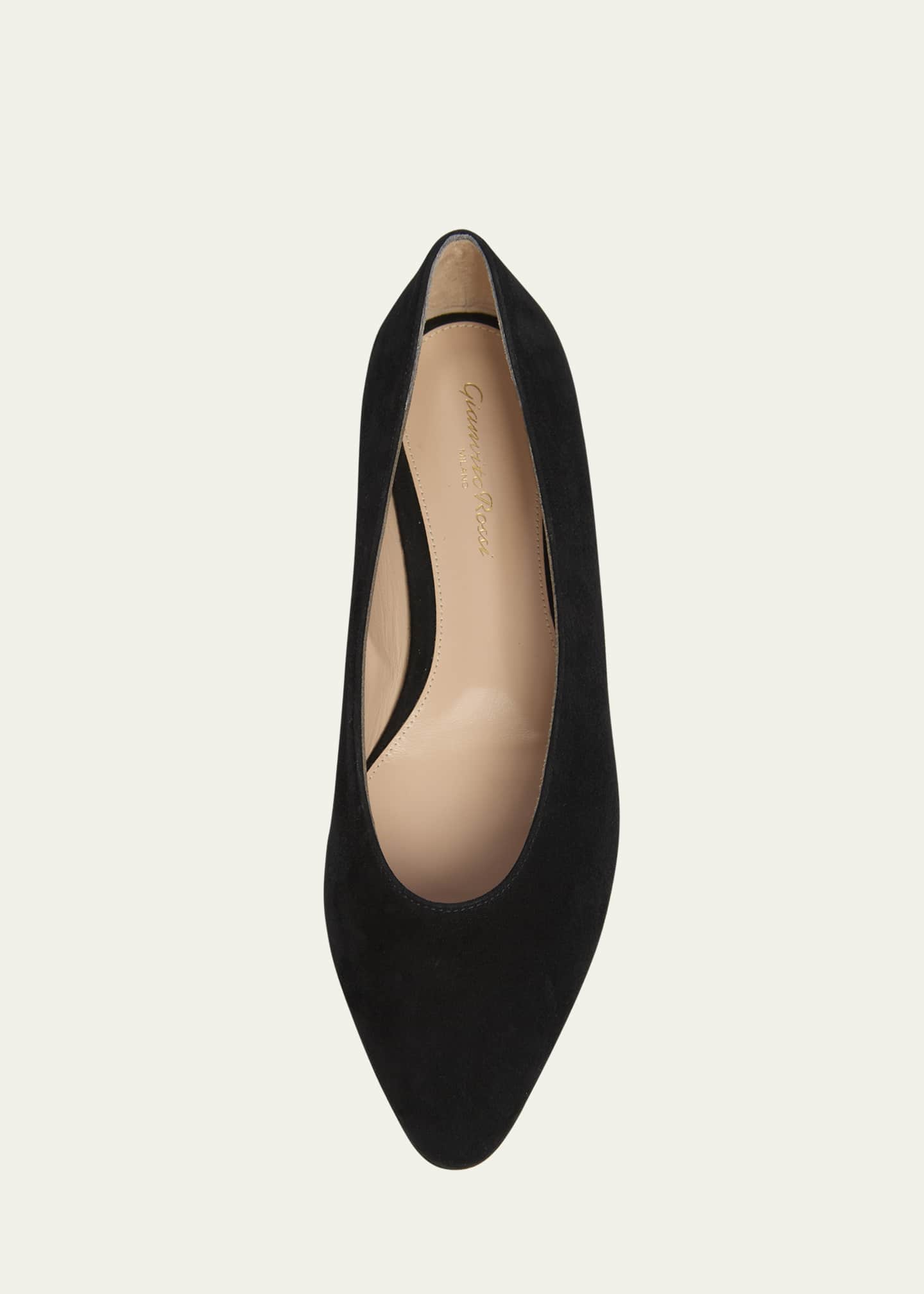 Gianvito Rossi Suede Ballerina Flats Image 4 of 4