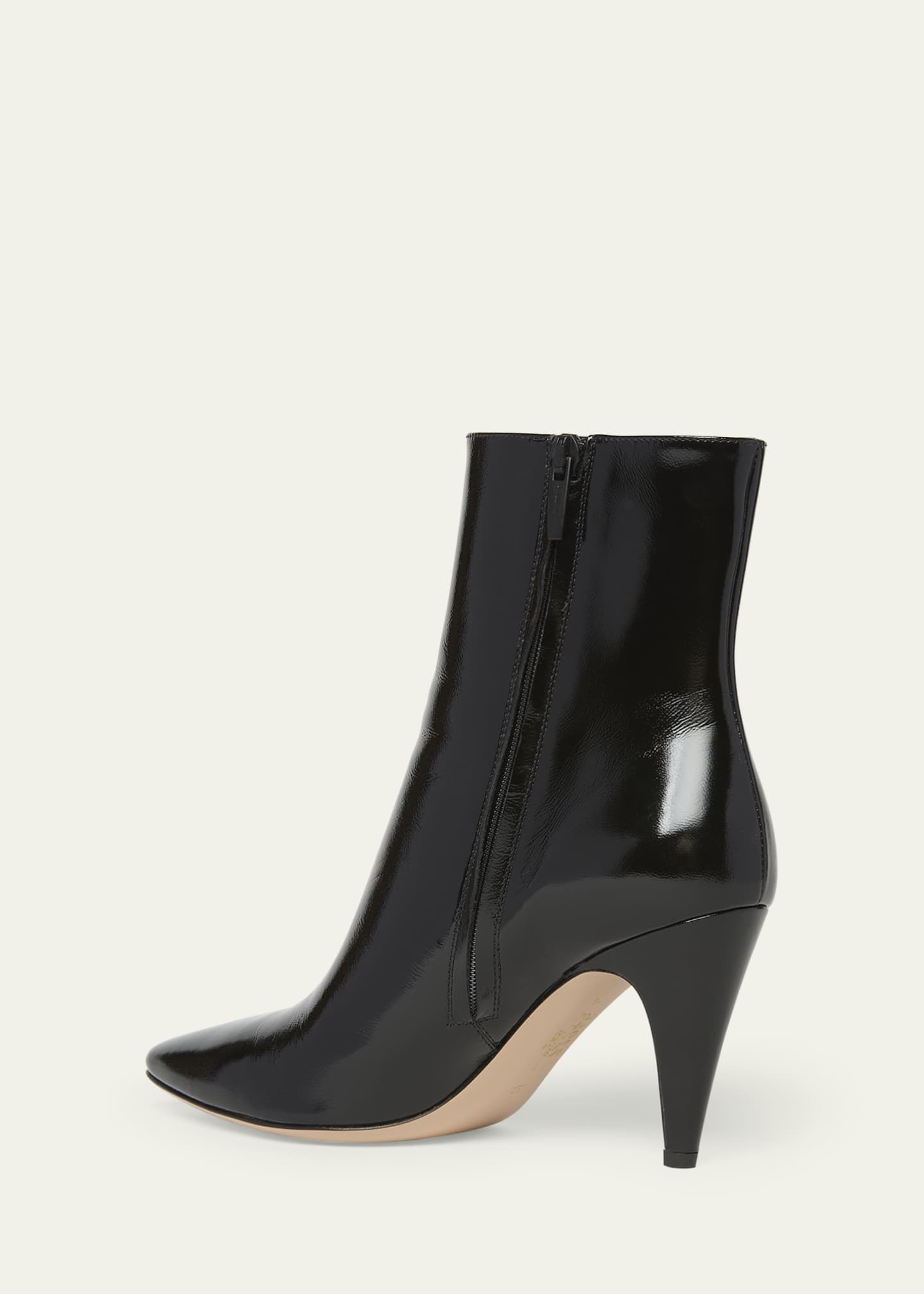 Gianvito Rossi Amelia Patent Leather Booties Image 2 of 4