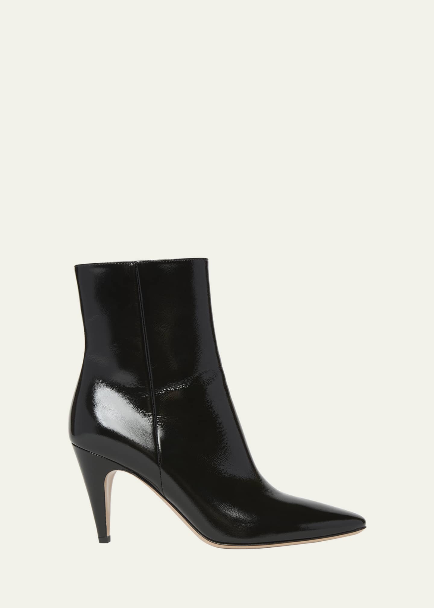 Gianvito Rossi Amelia Patent Leather Booties Image 1 of 4