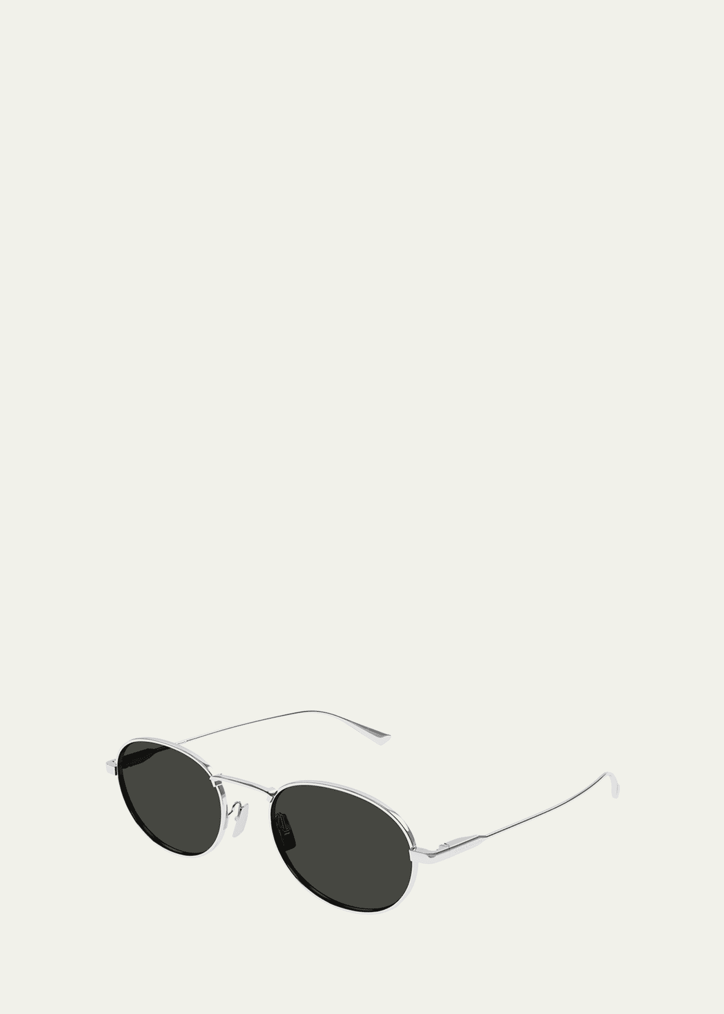 Saint Laurent Round Metal Sunglasses Image 3 of 3