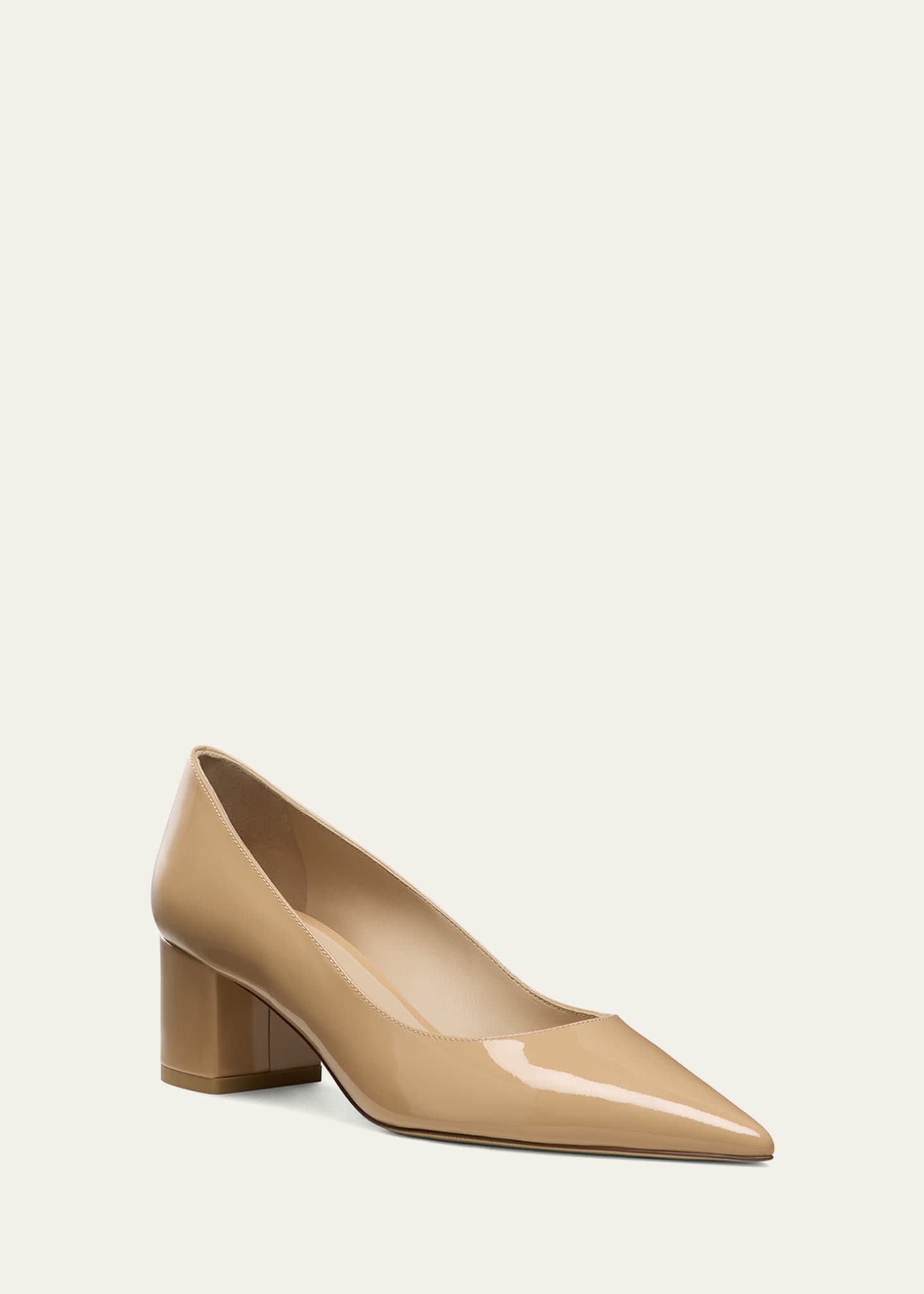 Stuart Weitzman Stuart Power Block-Heel Pumps Image 2 of 3