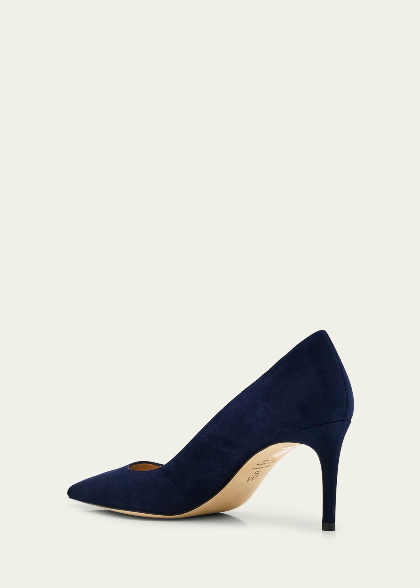 Stuart Weitzman Stuart Suede Stiletto Pumps Image 4 of 6