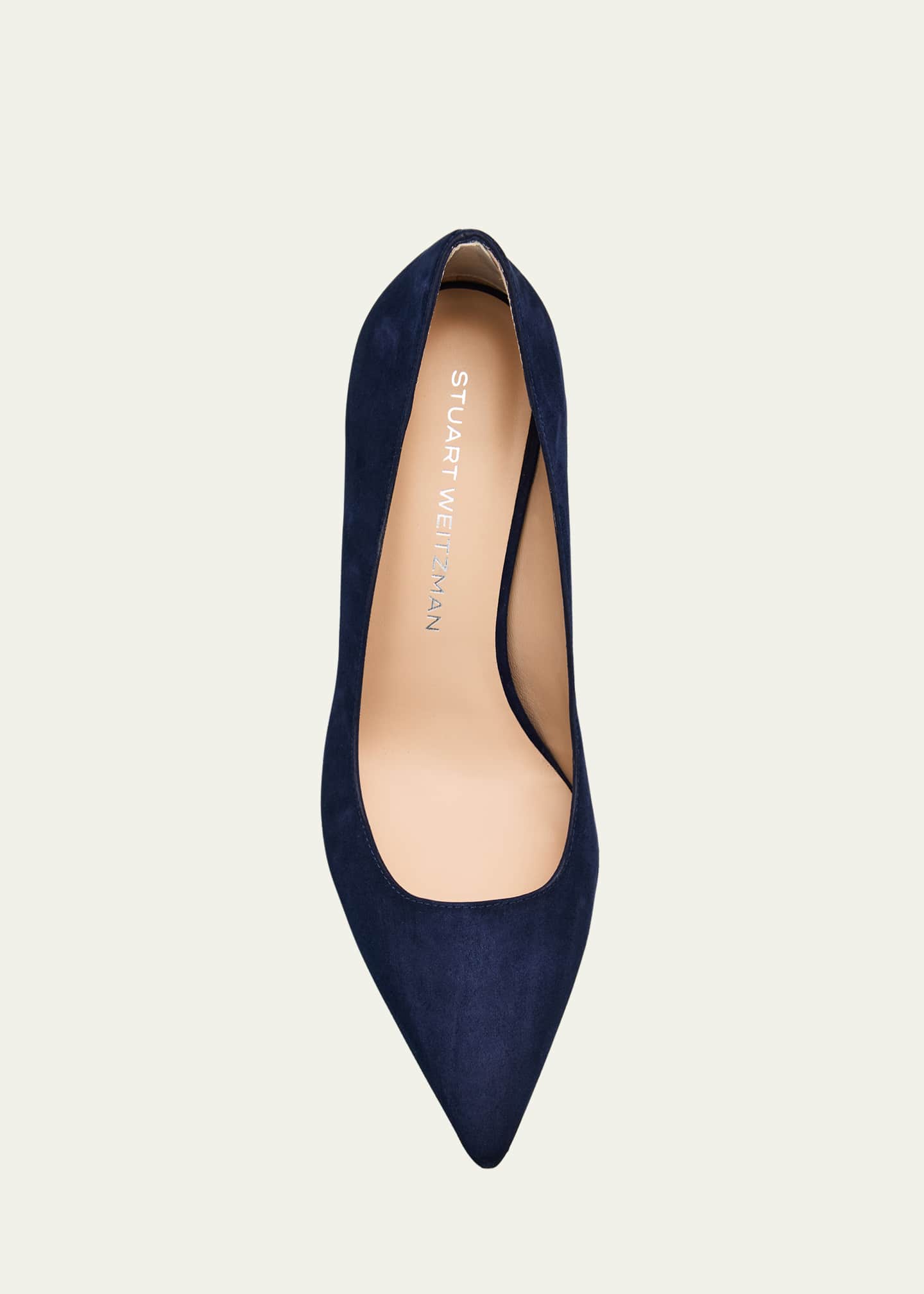 Stuart Weitzman Stuart Suede Stiletto Pumps Image 6 of 6