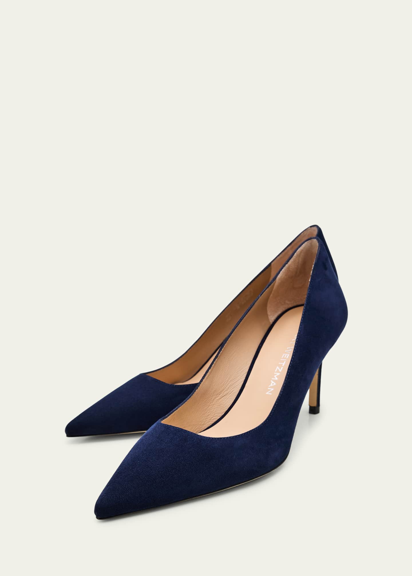 Stuart Weitzman Stuart Suede Stiletto Pumps Image 5 of 6
