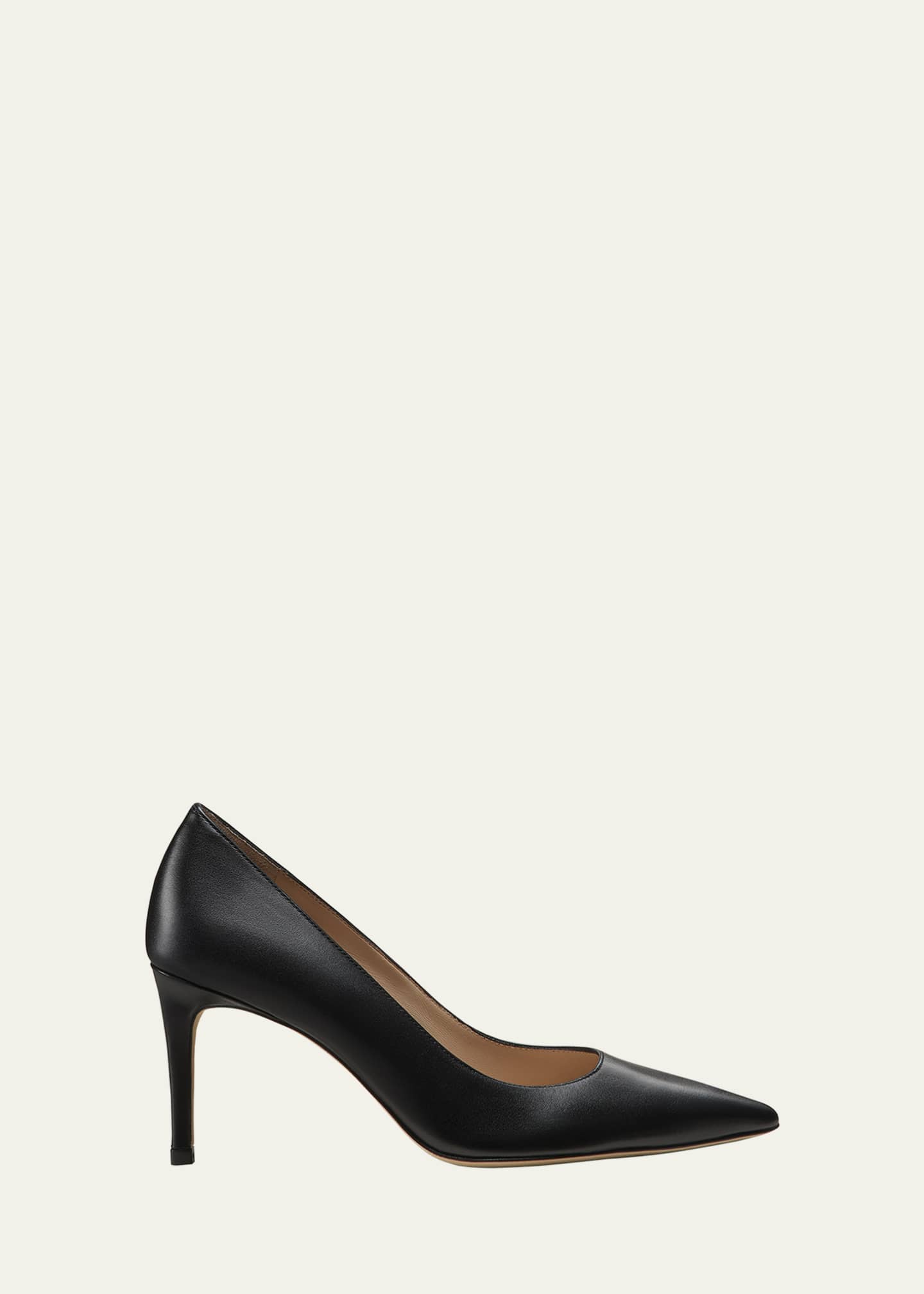 Stuart Weitzman Stuart Leather Stiletto Pumps Image 1 of 4