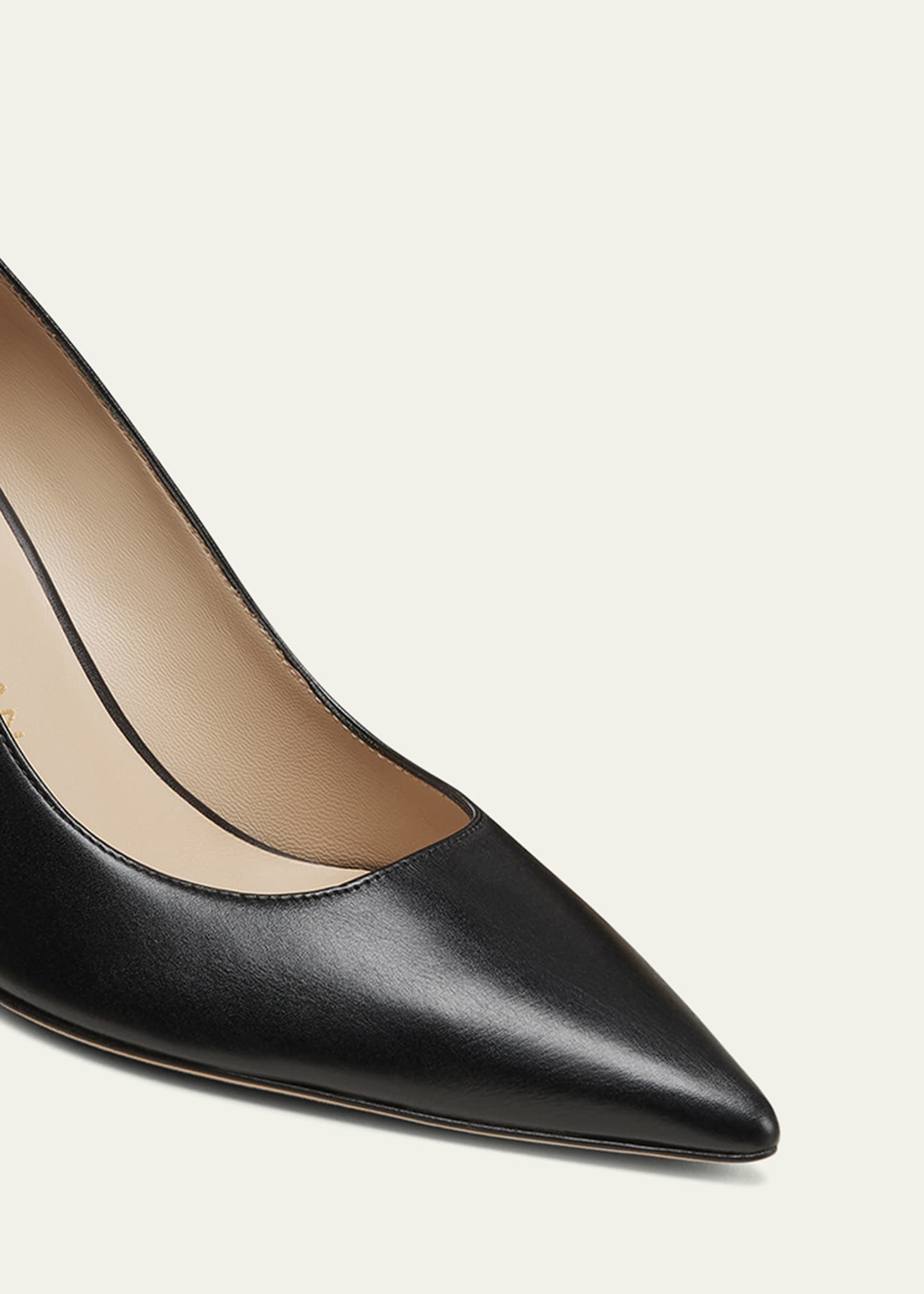 Stuart Weitzman Stuart Leather Stiletto Pumps Image 4 of 4