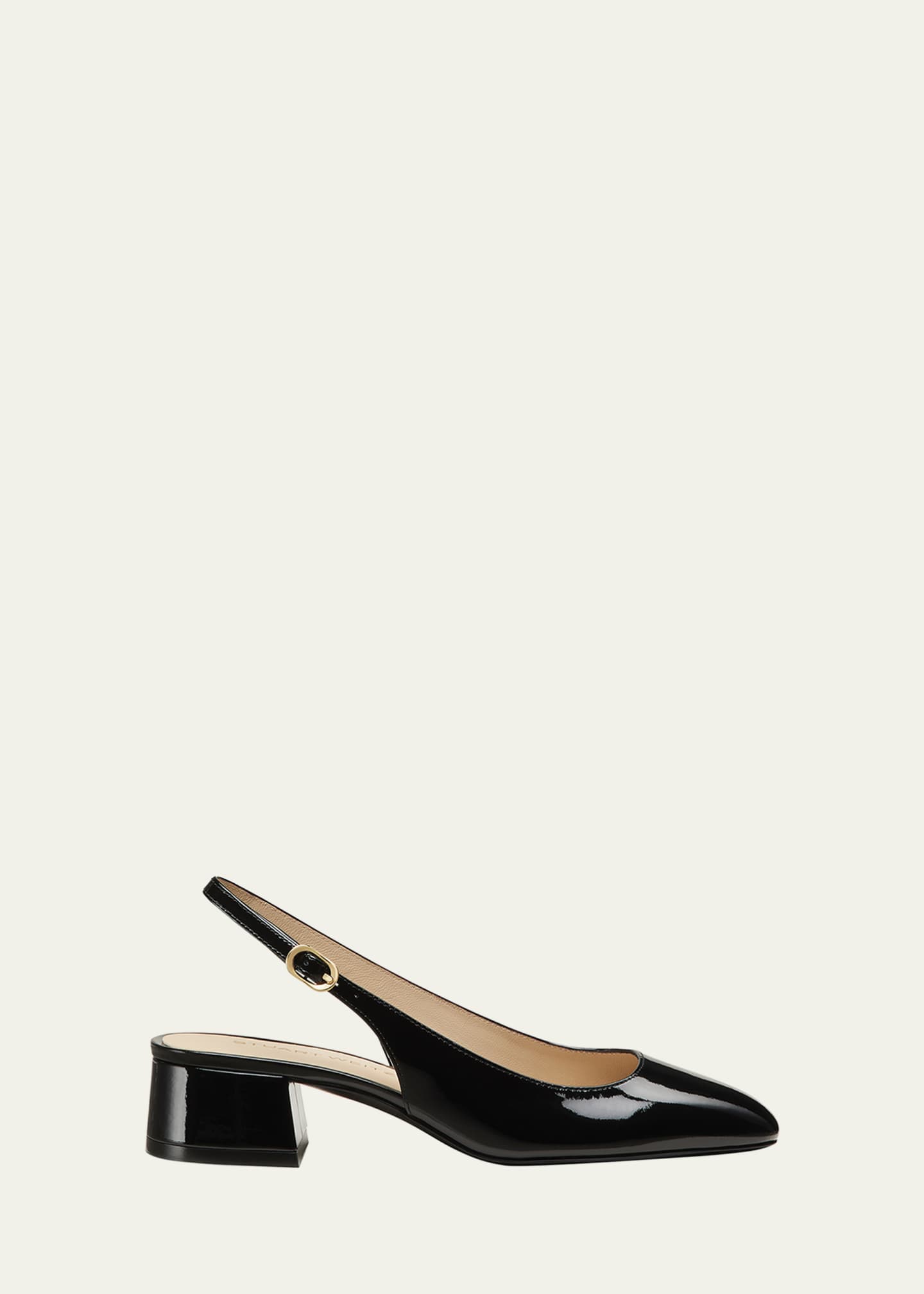 Stuart Weitzman Maeve Patent Slingback Ballerina Pumps Image 1 of 4