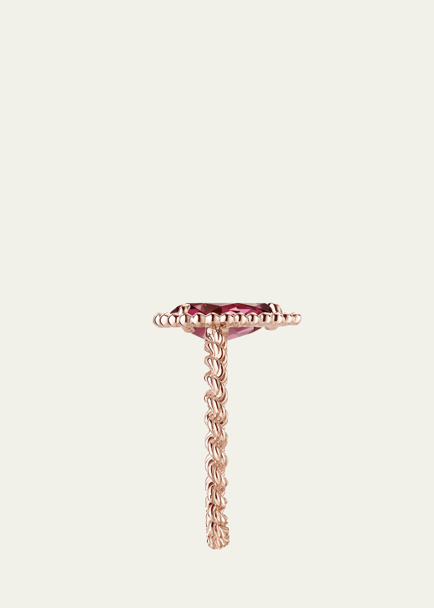 Boucheron Serpent Boheme S Motif Ring with Rhodolite Garnet Image 2 of 2